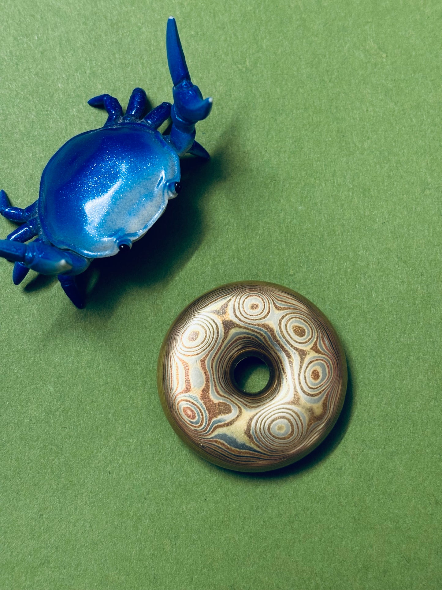 ACEDC Donut mokume - haptic coin fidget toy