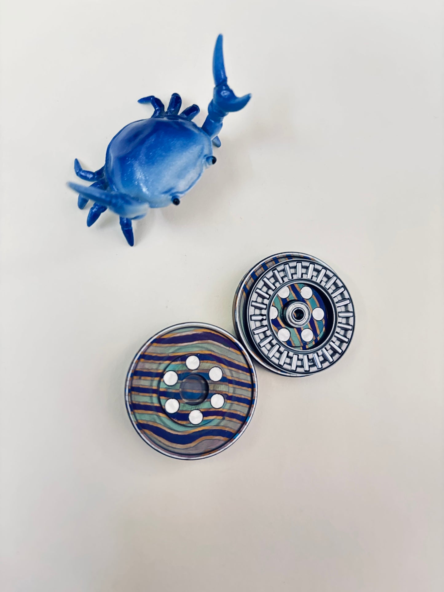 njthandpower NJT - zircuti stripes - Ulte haptic coin - fidget toy