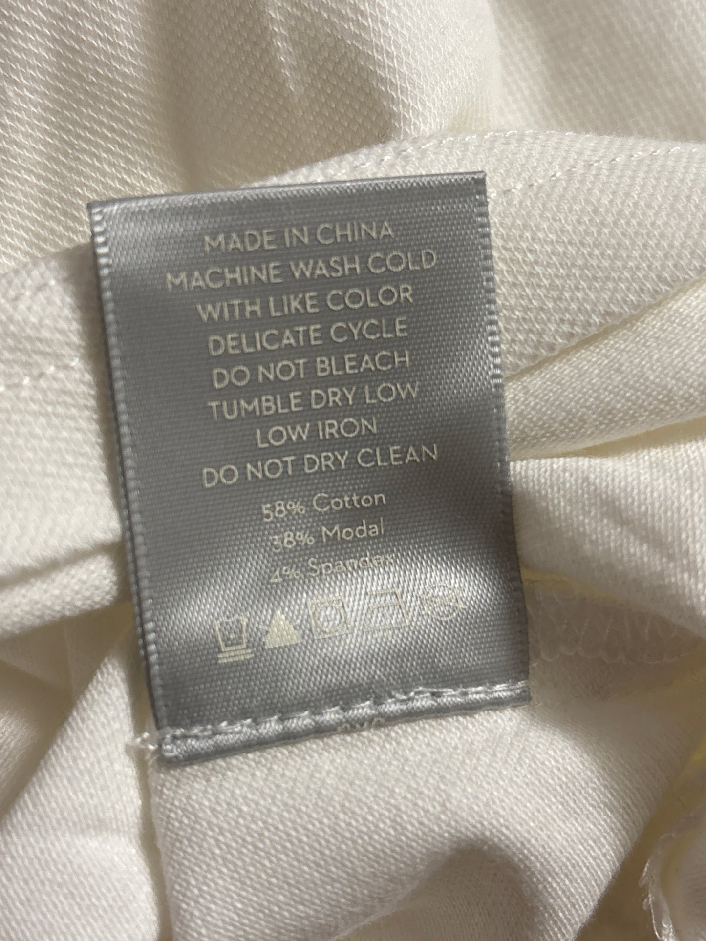 $88 - Myles Apparel - tour polo - white - med