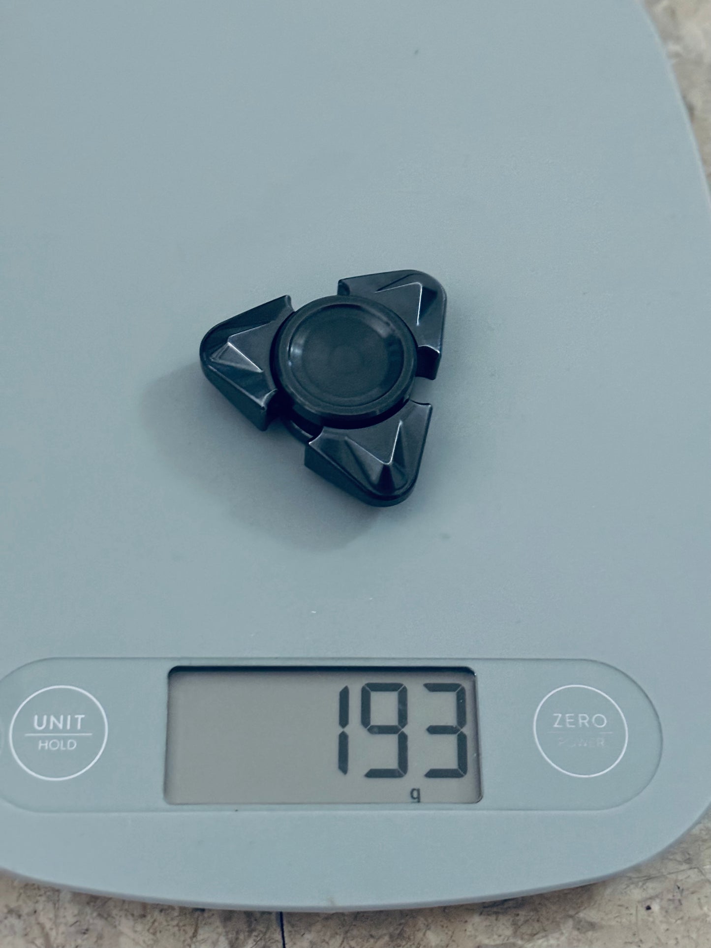 Njthandpower - Vader W (blackened tungsten) spinner - fidget toy