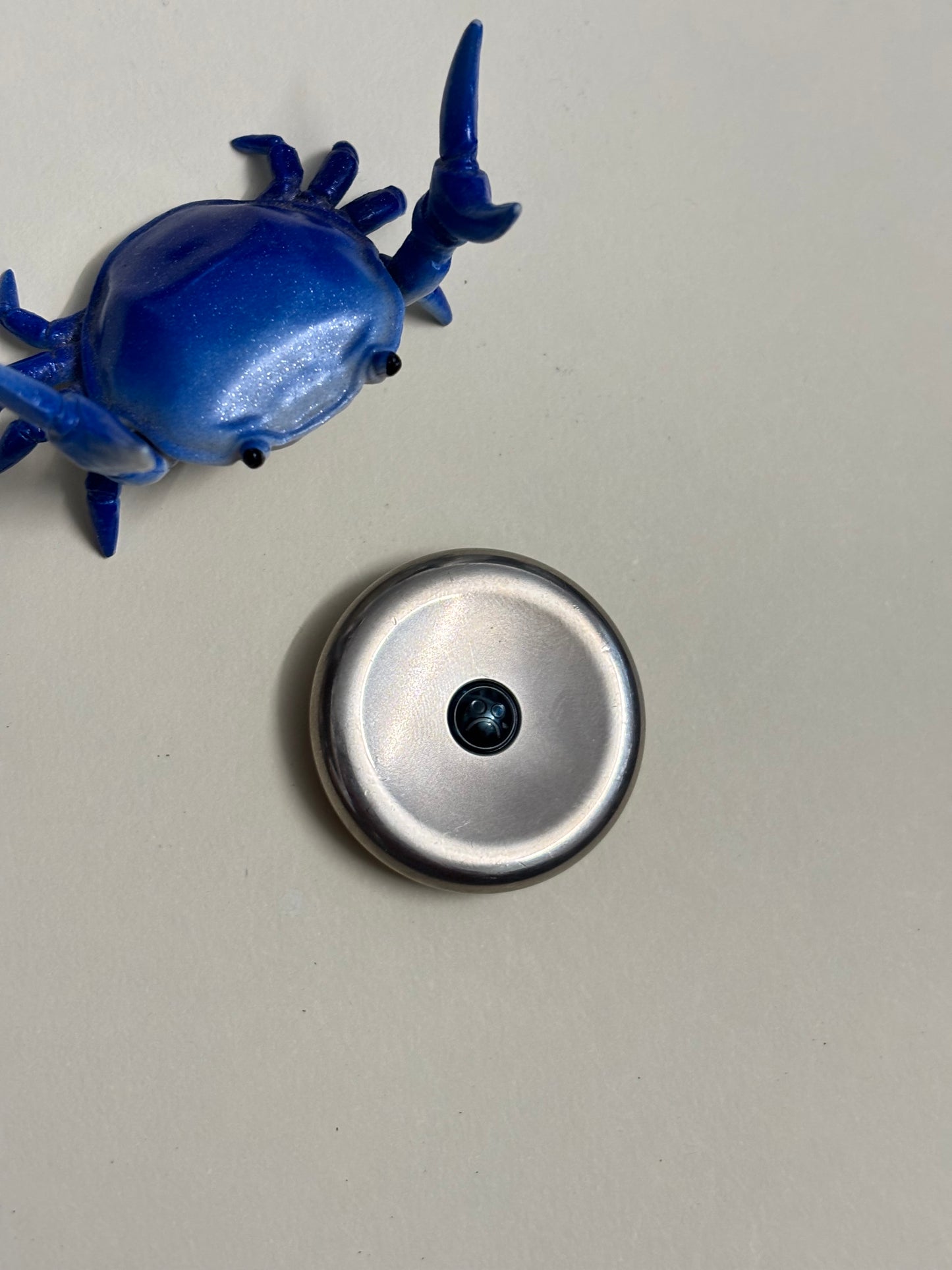 Topc spark - cupro - haptic coin / worry stone