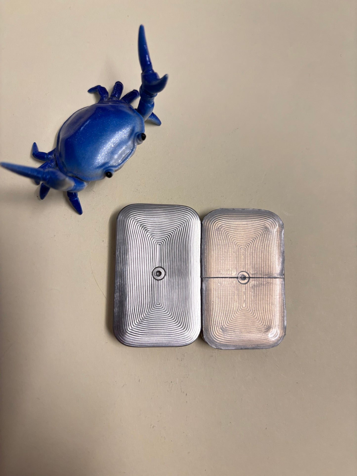 Moduswork Rapt MVS asymmetrical - ss - with inserts - slider - fidget toy