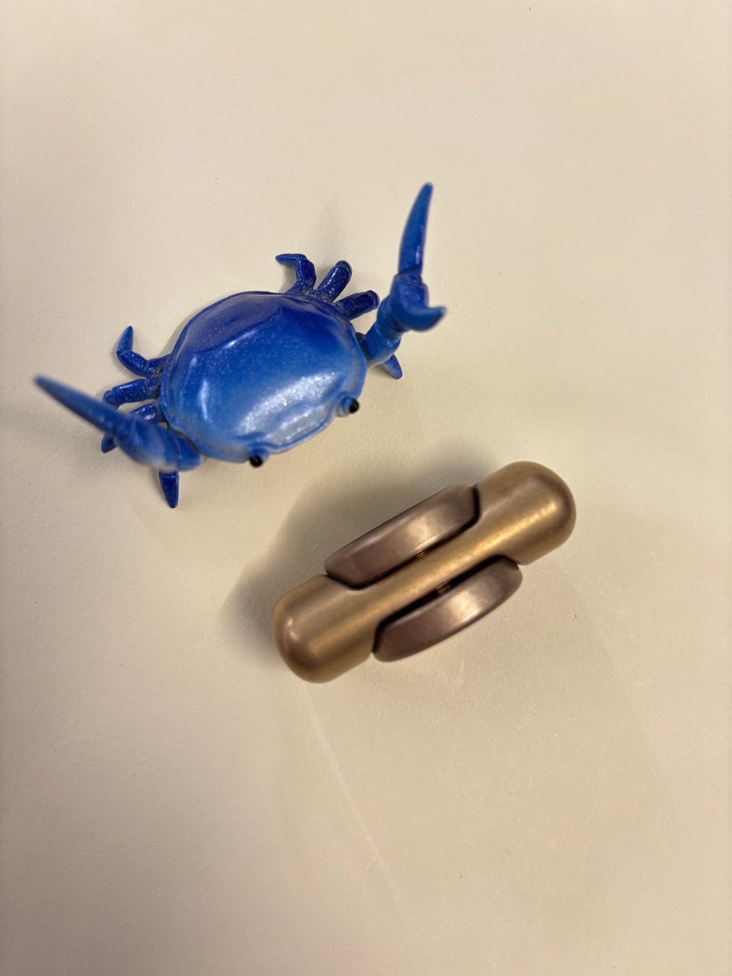 Clean EDC - mini slim pillar - brass - fidget spinner - fidget toy