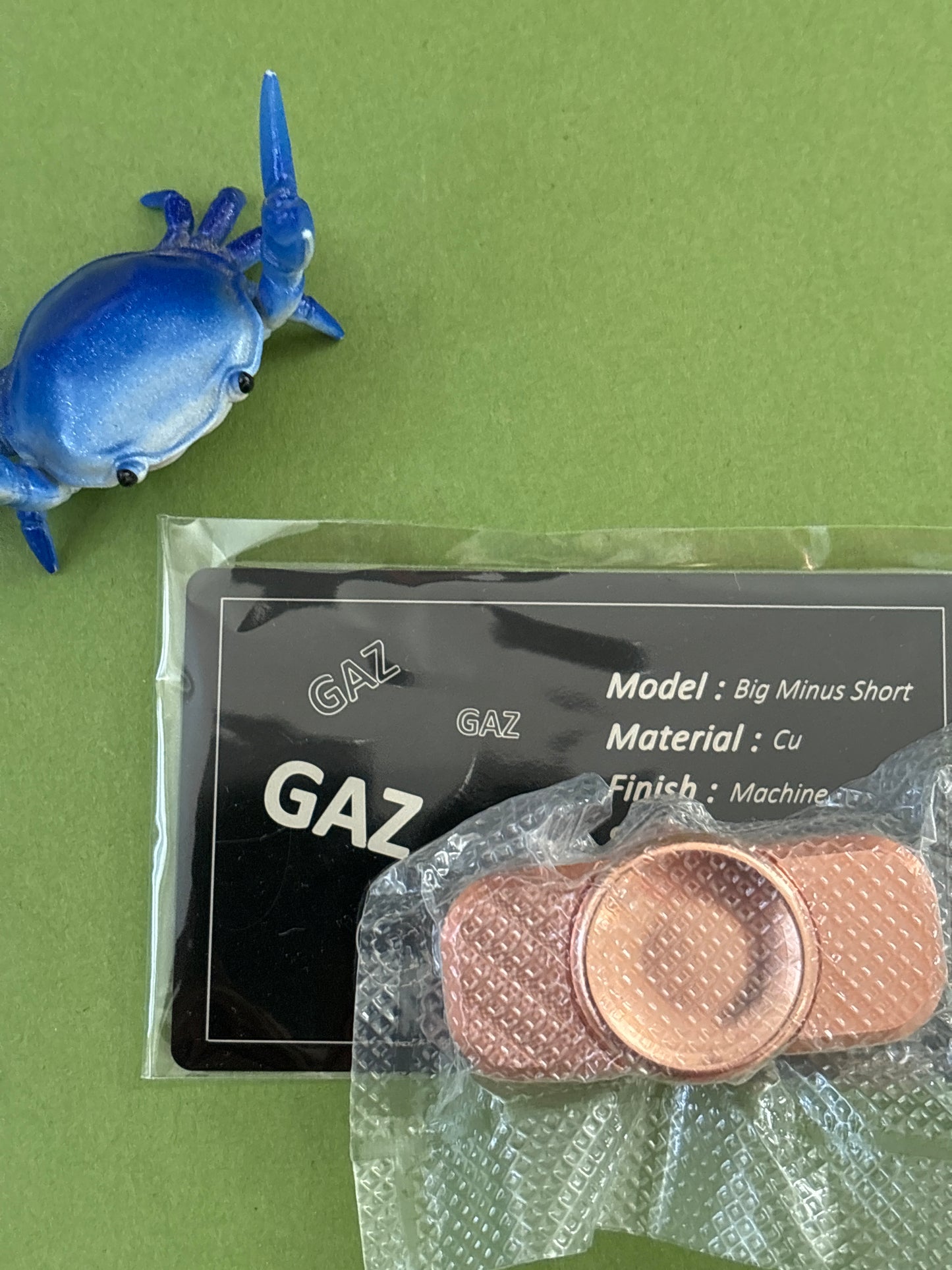 GAZ EDC - GAZ Big Minus Short- copper fidget spinner - fidget toy
