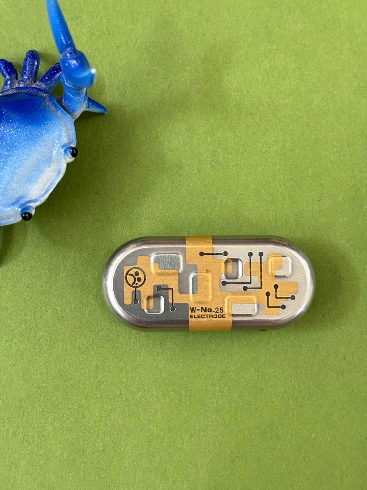 Metal toyz topb electrode ss / brass - slider / clicker / worry stone