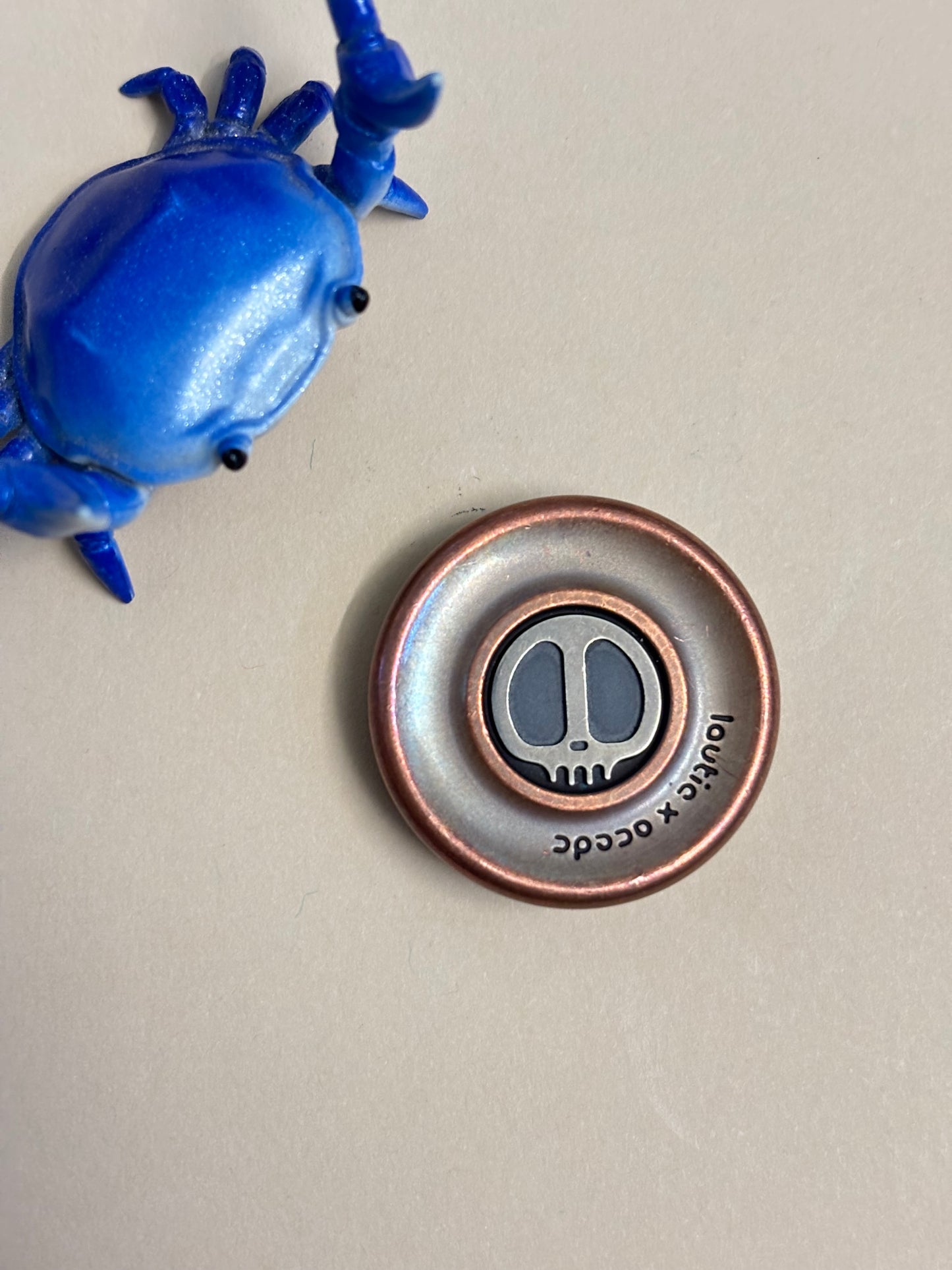 Lautie x ACEDC Cu - haptic coin - fidget toy