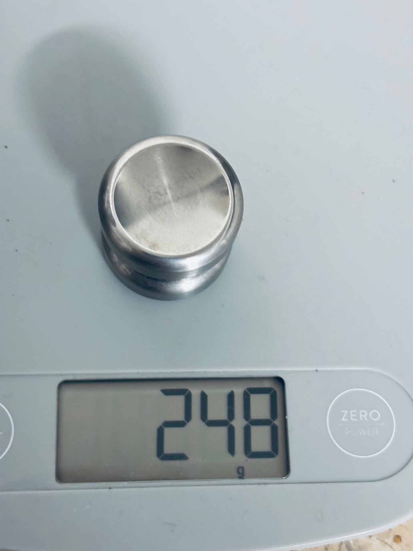 Otto - mega pillar button - tungsten - fidget spinner - fidget toy