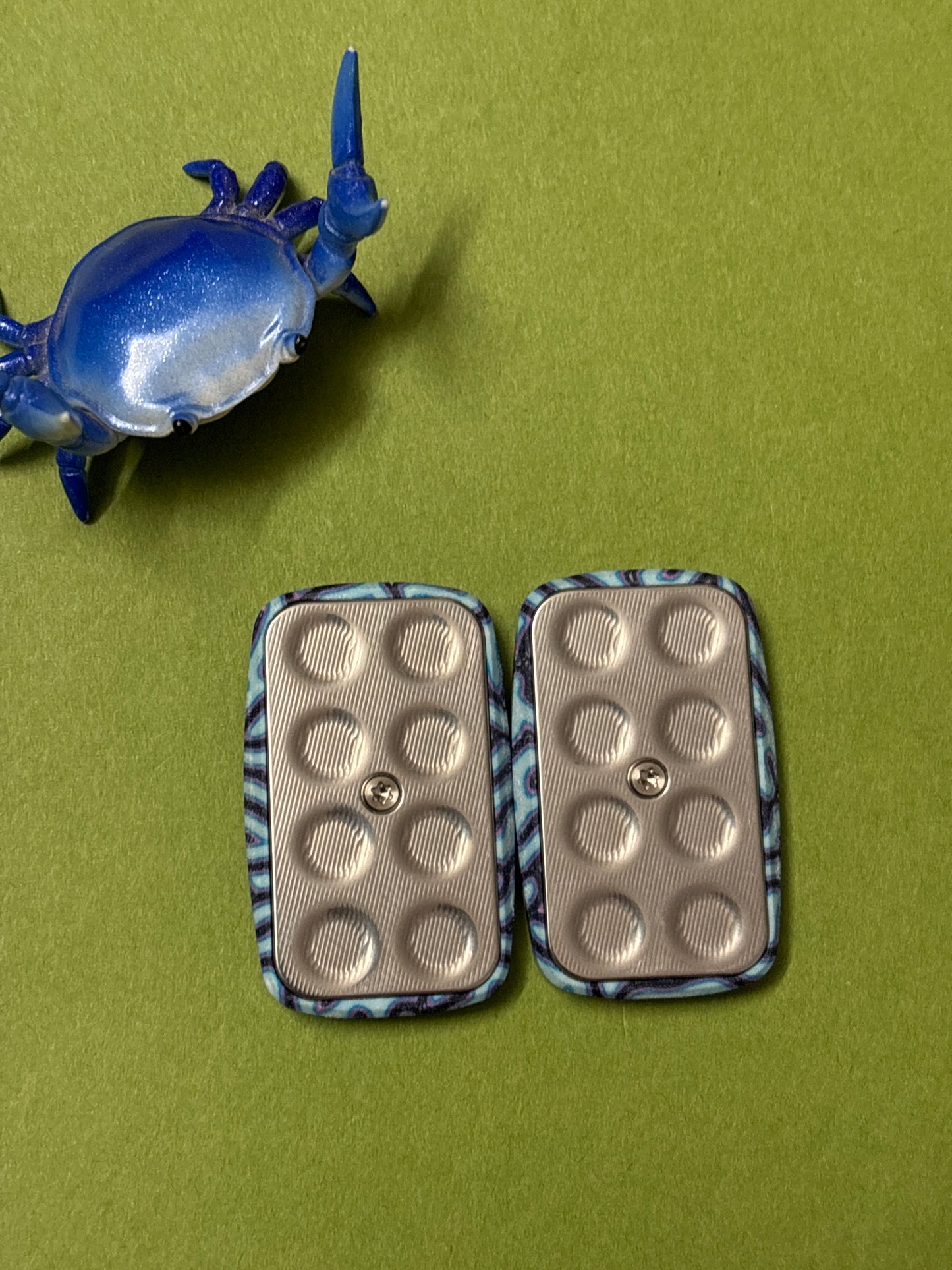 Magnus crazy fiber- arc mini frag slider - with SS plate - fidget toy