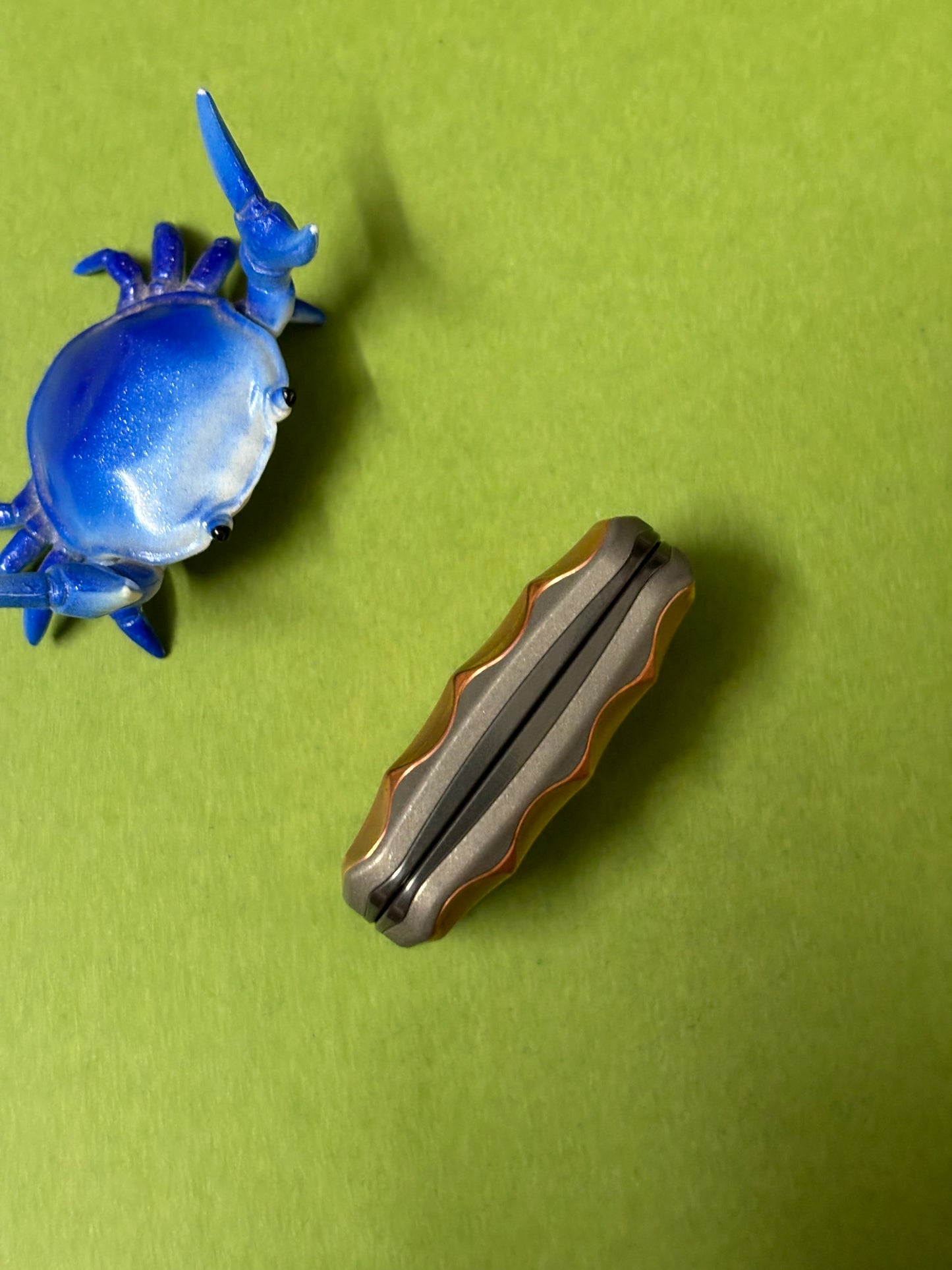 Magnus gator - slider copper/ti/zirc - fidget toy