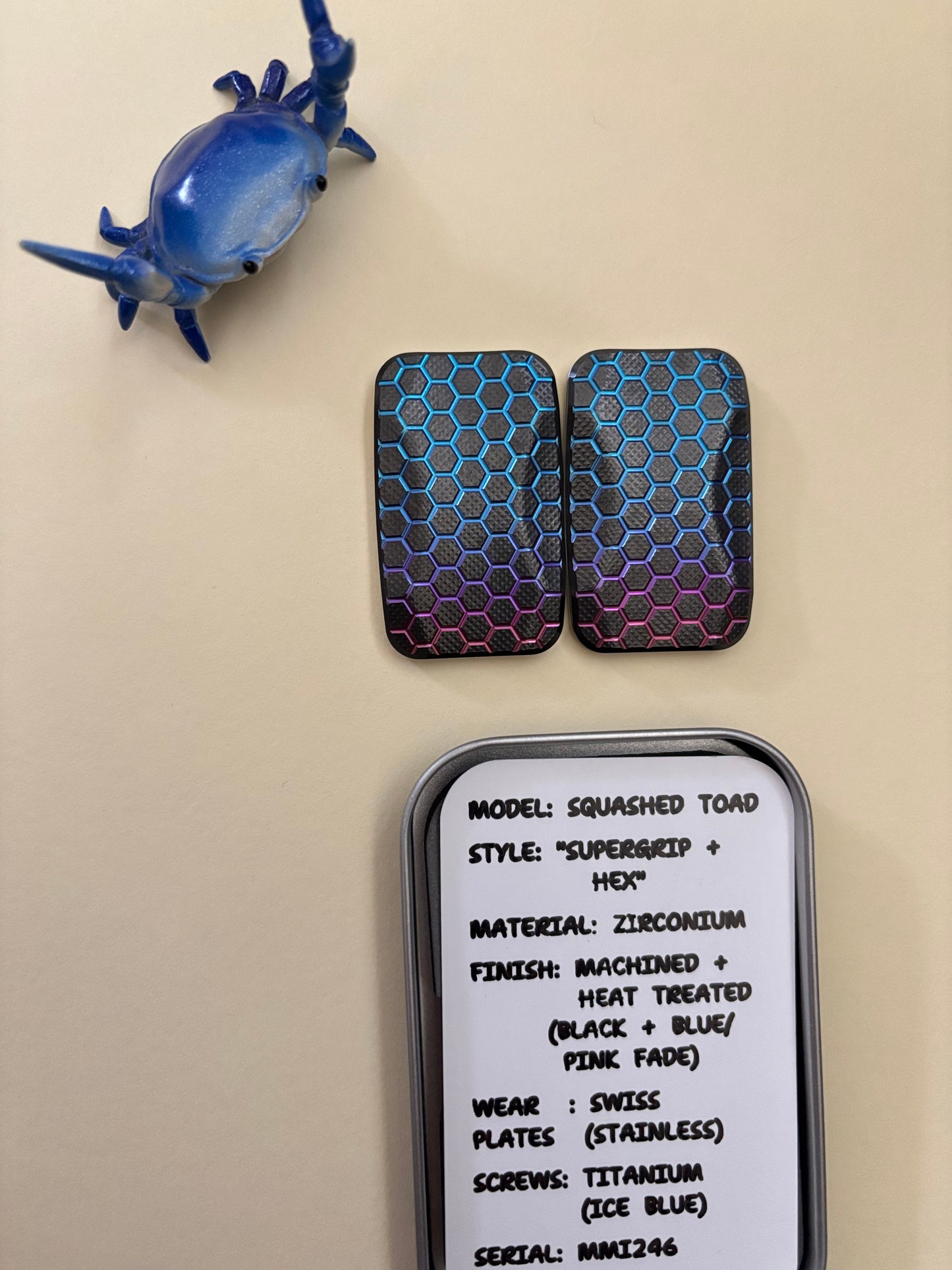Magnus maglab squash toad super grip + hex - zirc/ SS - 3 click
