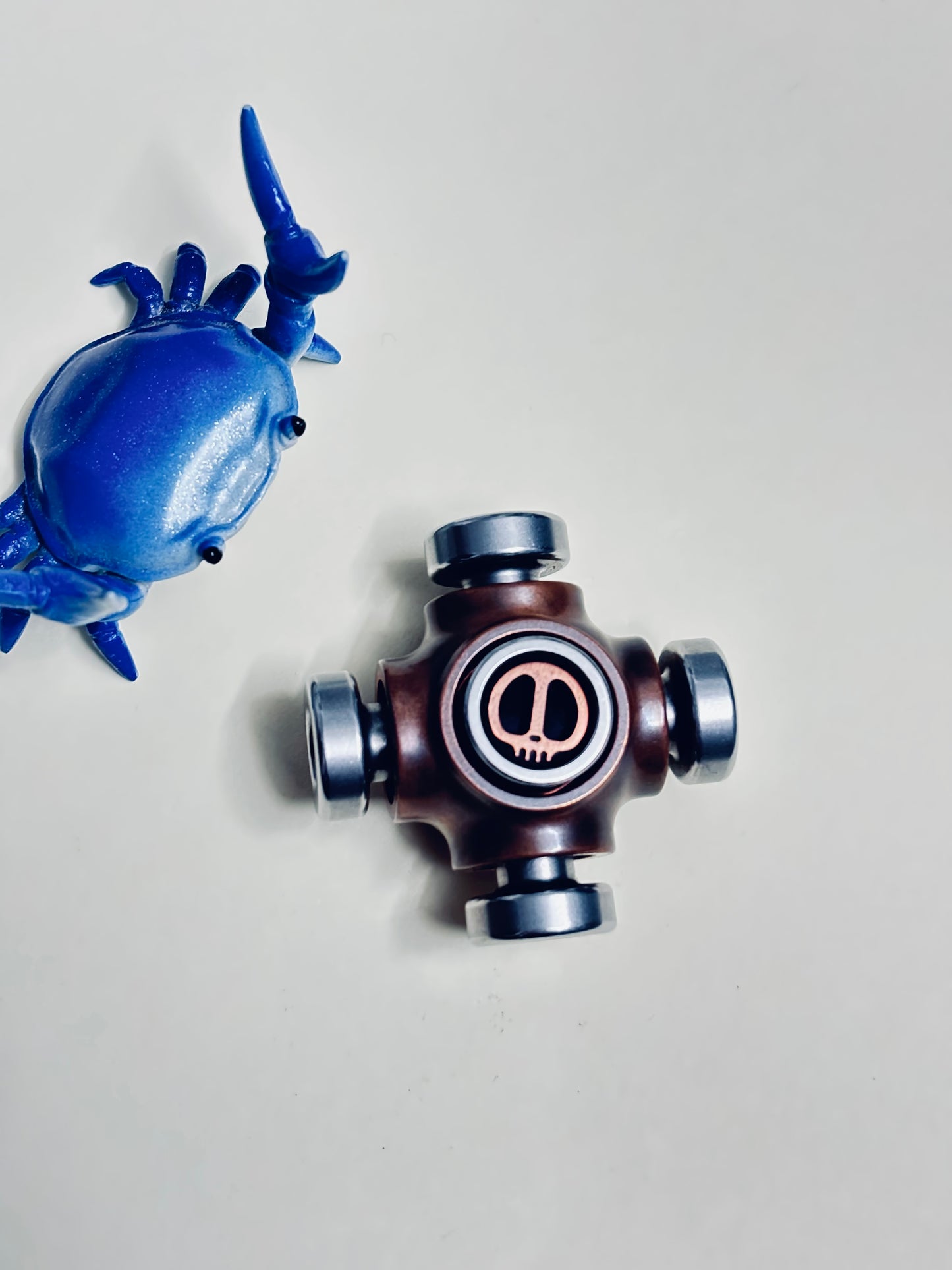 Lautie x-bone - copper / SS - fidget spinner - fidget toy