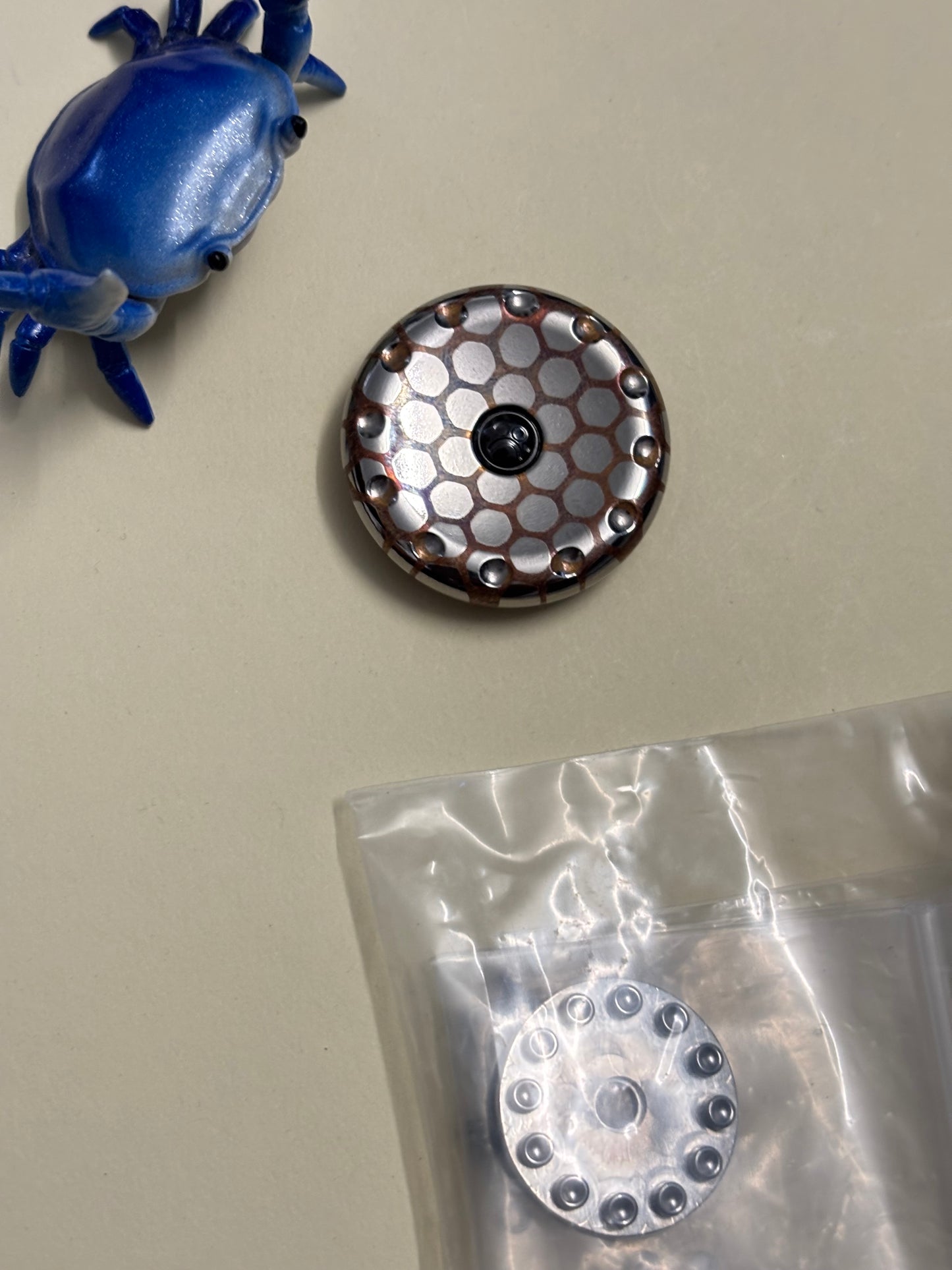 Topc - super conductor - haptic coin / worry stone