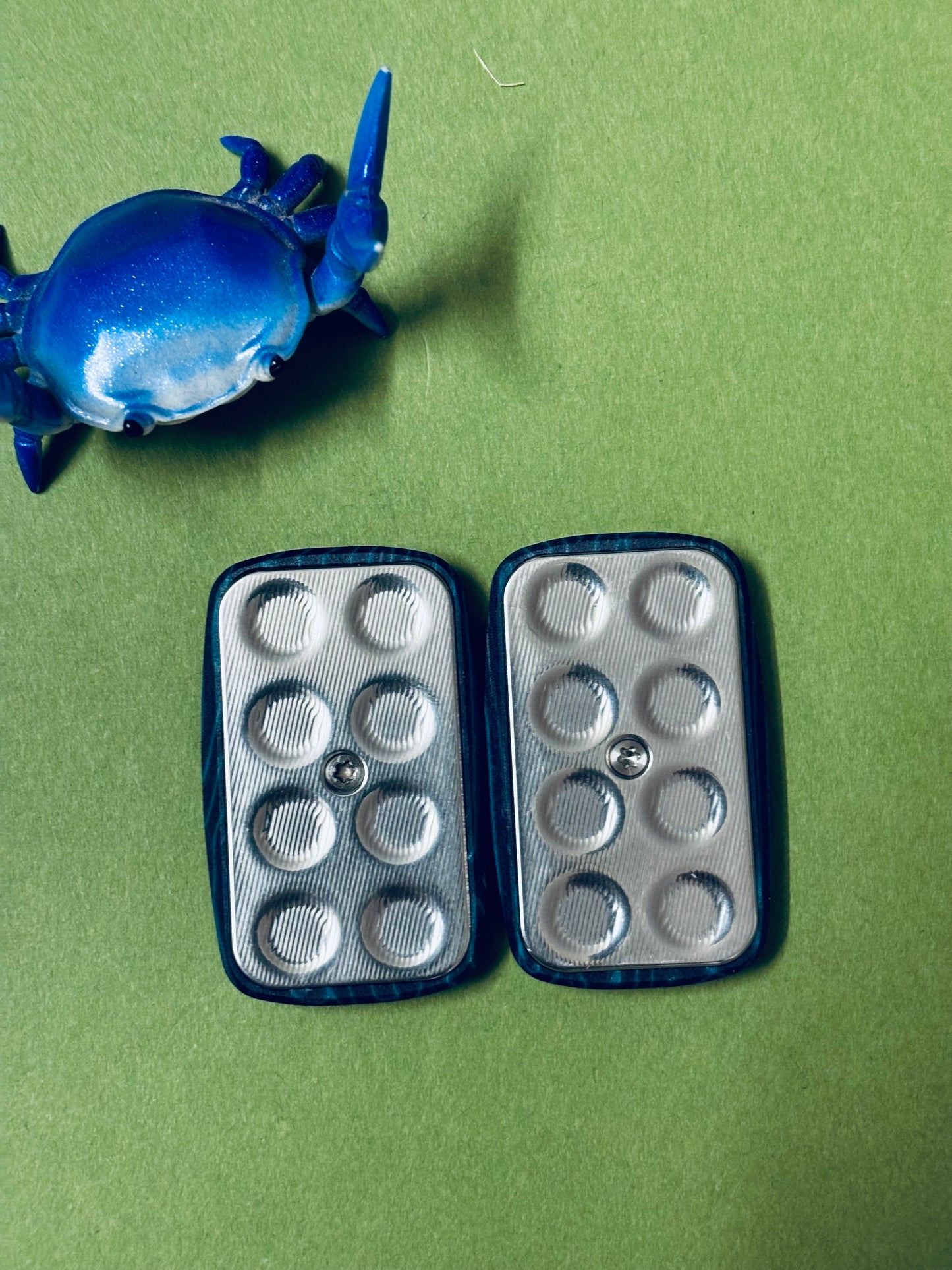 Magnus crazy fiber- arc mini frag slider - with SS plate - fidget toy