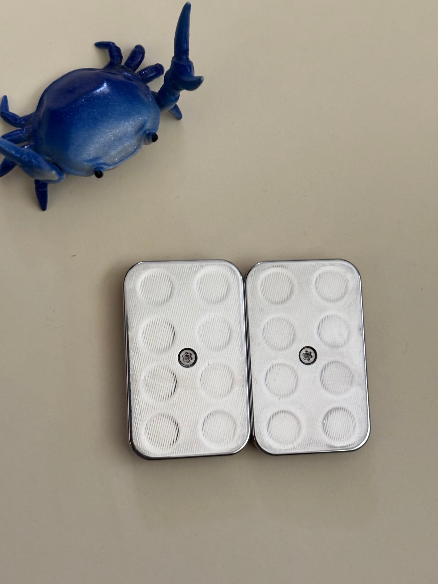 Magnus Crinkle Copper/TI matte slider with SS plates