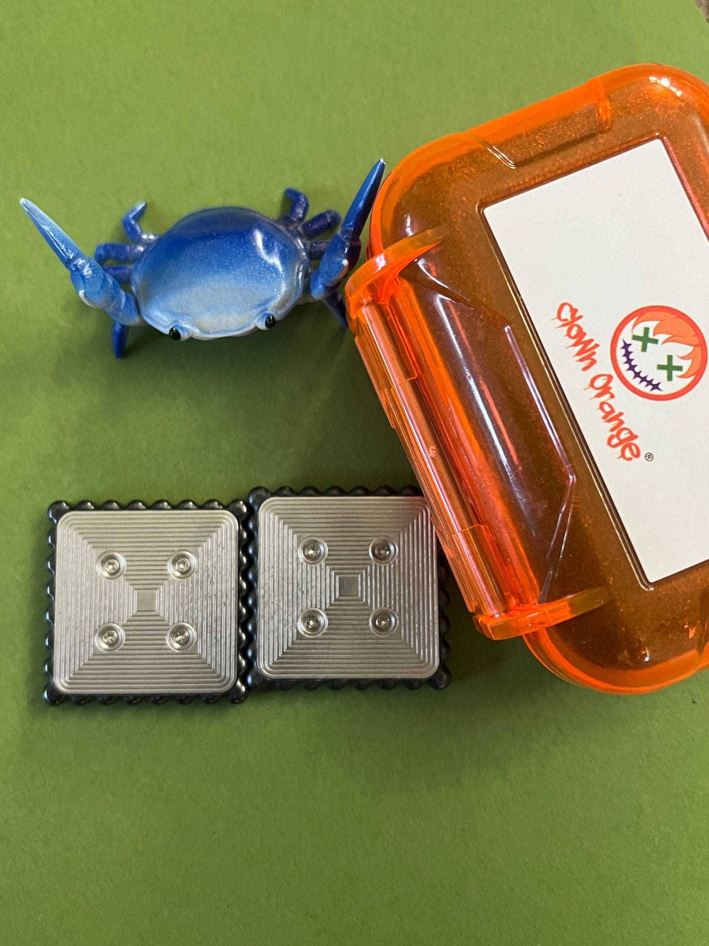 Clown orange - zirc soda slider - fidget slider