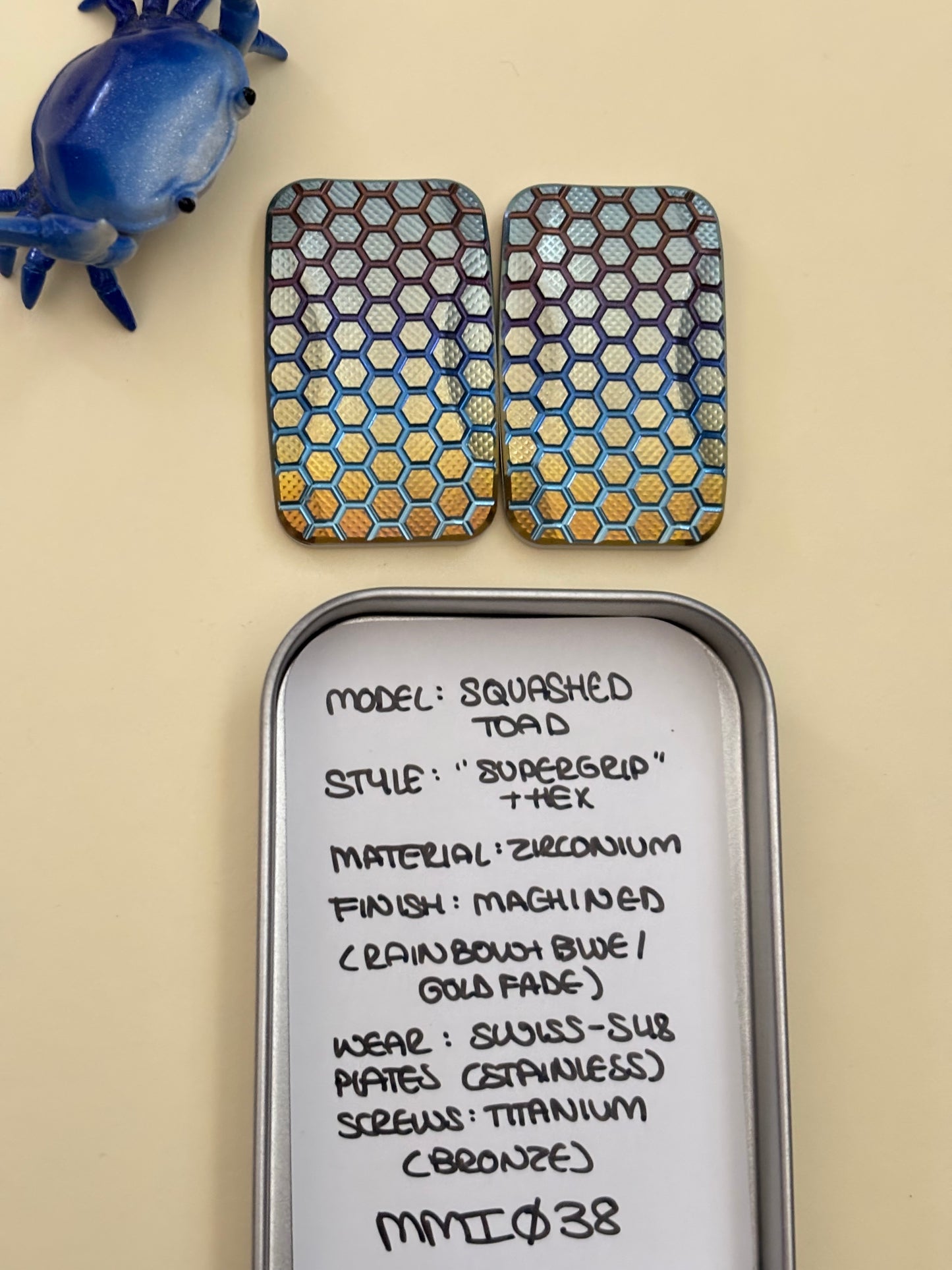 Magnus maglab squash toad supergrip + Hex - zirc/ SS - 3 click