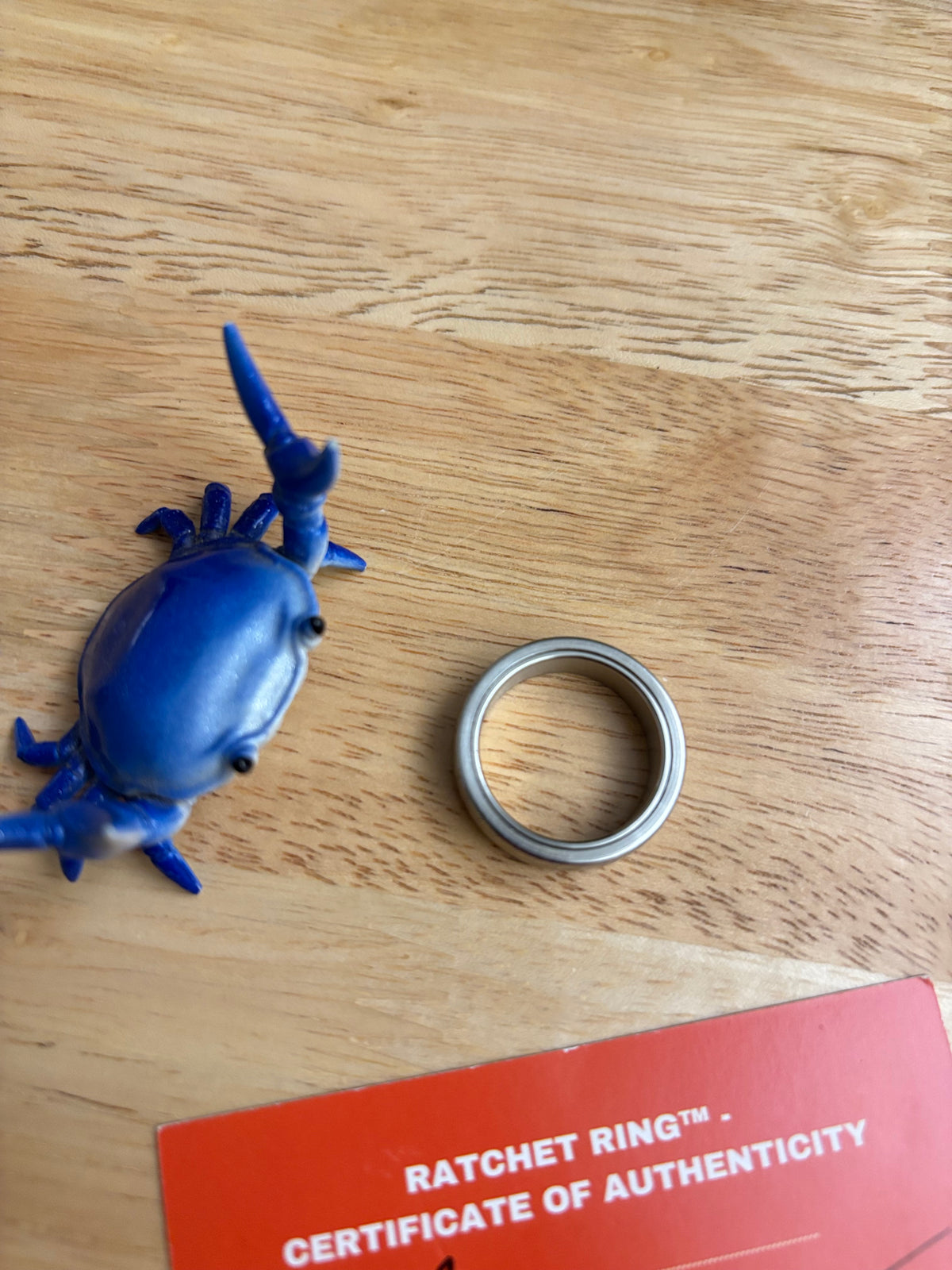 Ratchet ring - SS - fidget spinner - fidget toy