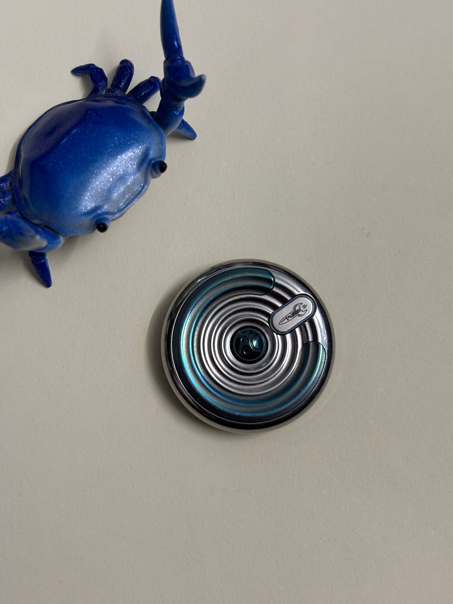 Topc spark - zirc / ss haptic coin / worry stone