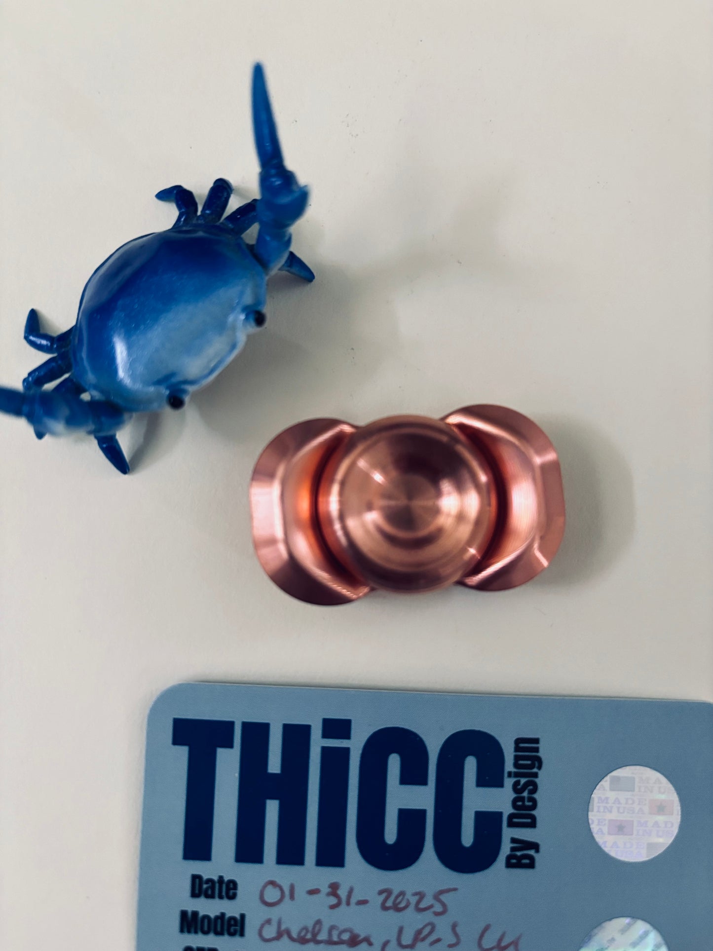 Indy Thicc - chelsea LP-S (Copper) - fidget spinner - fidget toy