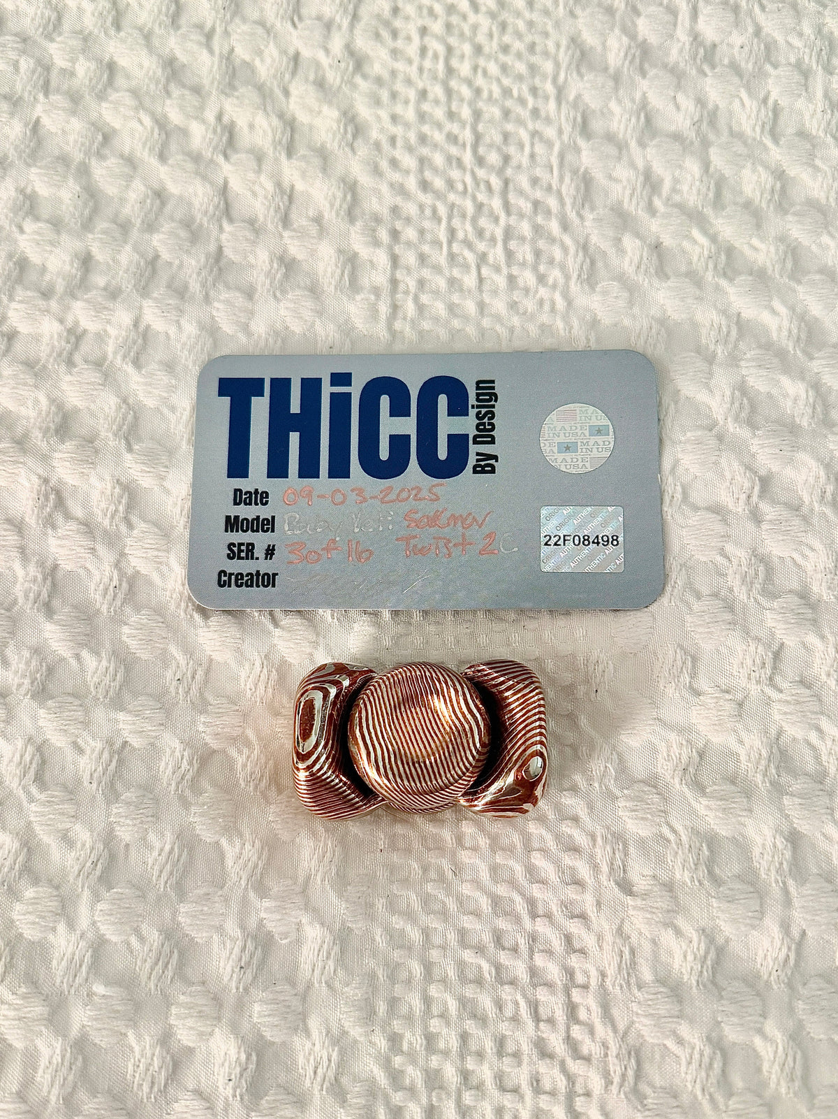 Indy Thicc - baby yeti Sakmar 2C - fidget spinner - fidget toy