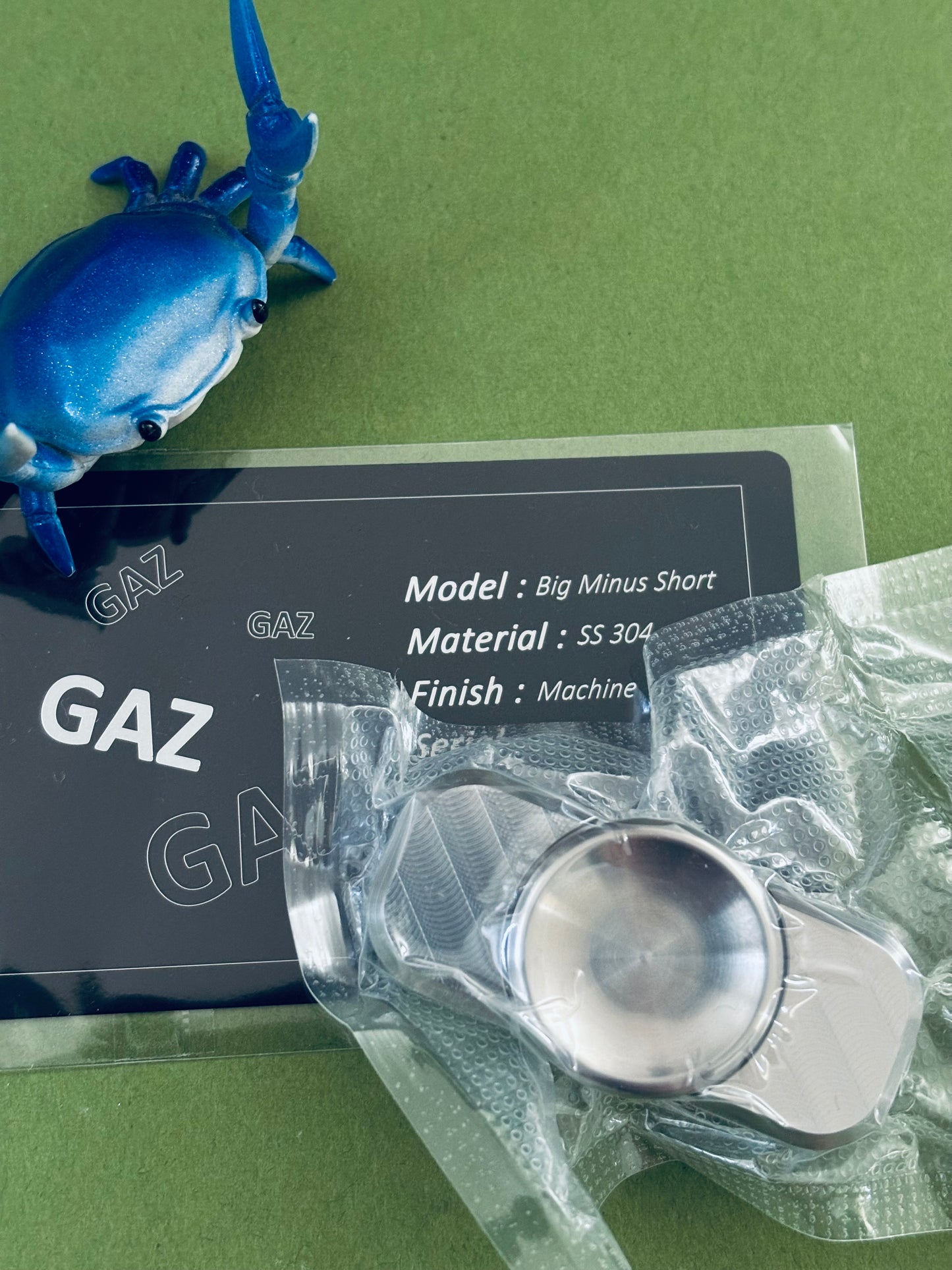 GAZ EDC - GAZ Big Minus Short- SS fidget spinner - fidget toy