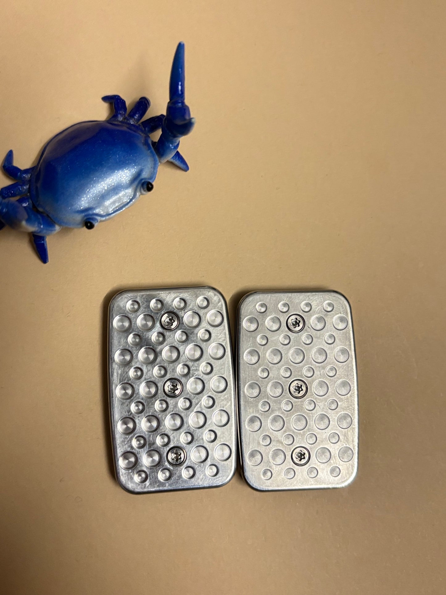 Magnus maglab squash toad - TI with SS plate - fidget toy