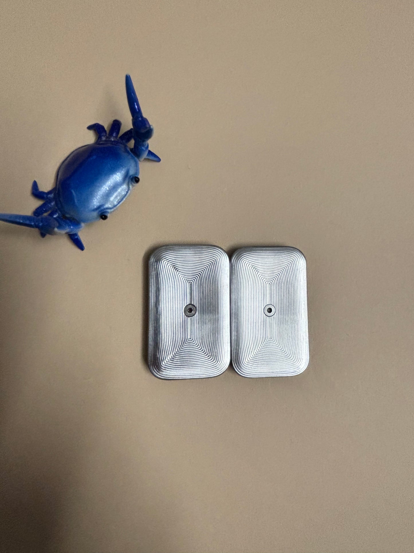 Moduswork Rapt MVS asymmetrical - ss - with inserts - slider - fidget toy