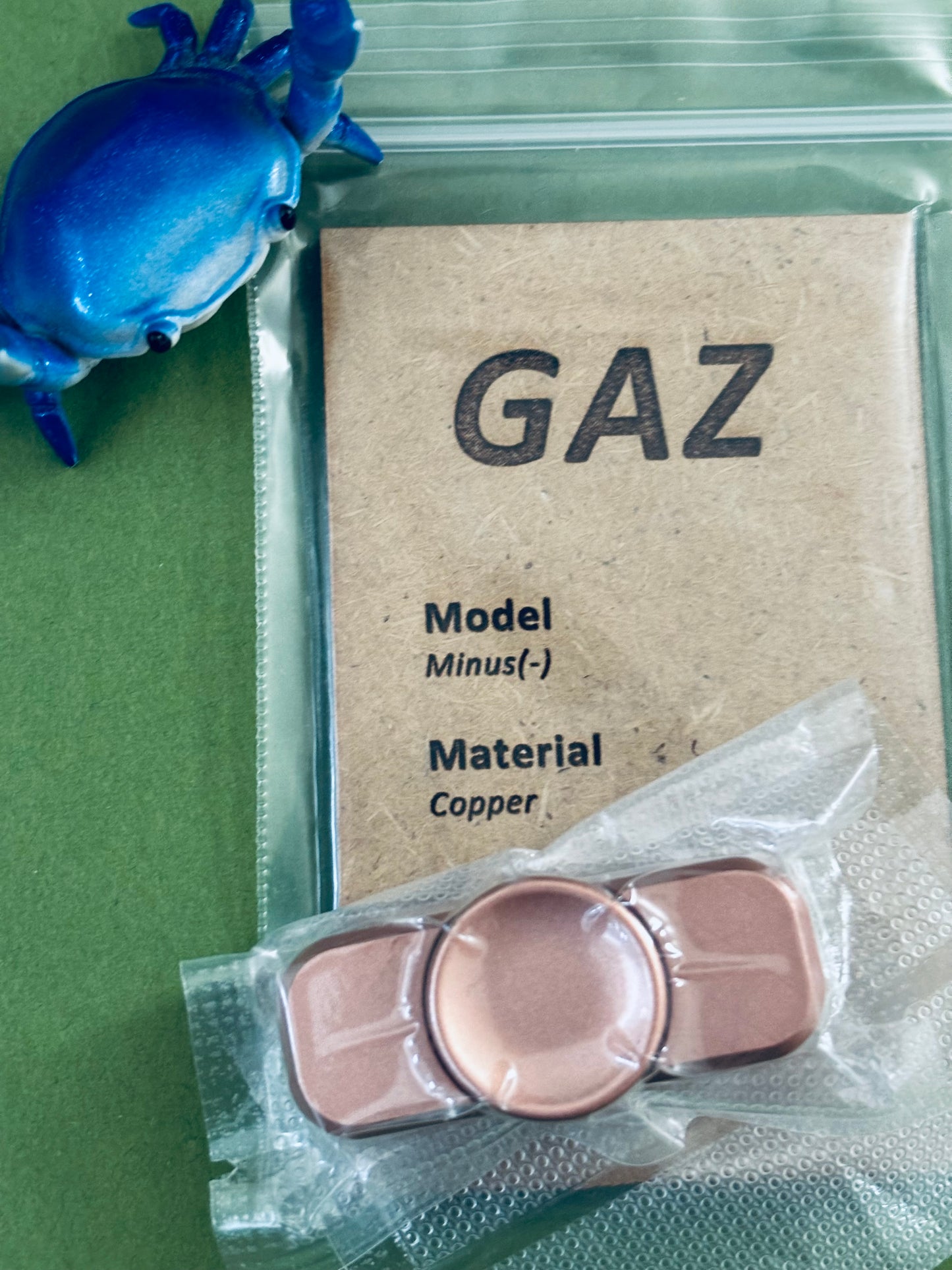 GAZ EDC - GAZ Minus- copper fidget spinner - fidget toy