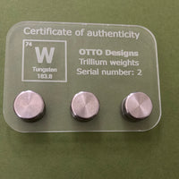 One drop Trillium tungsten weights - fidget toy