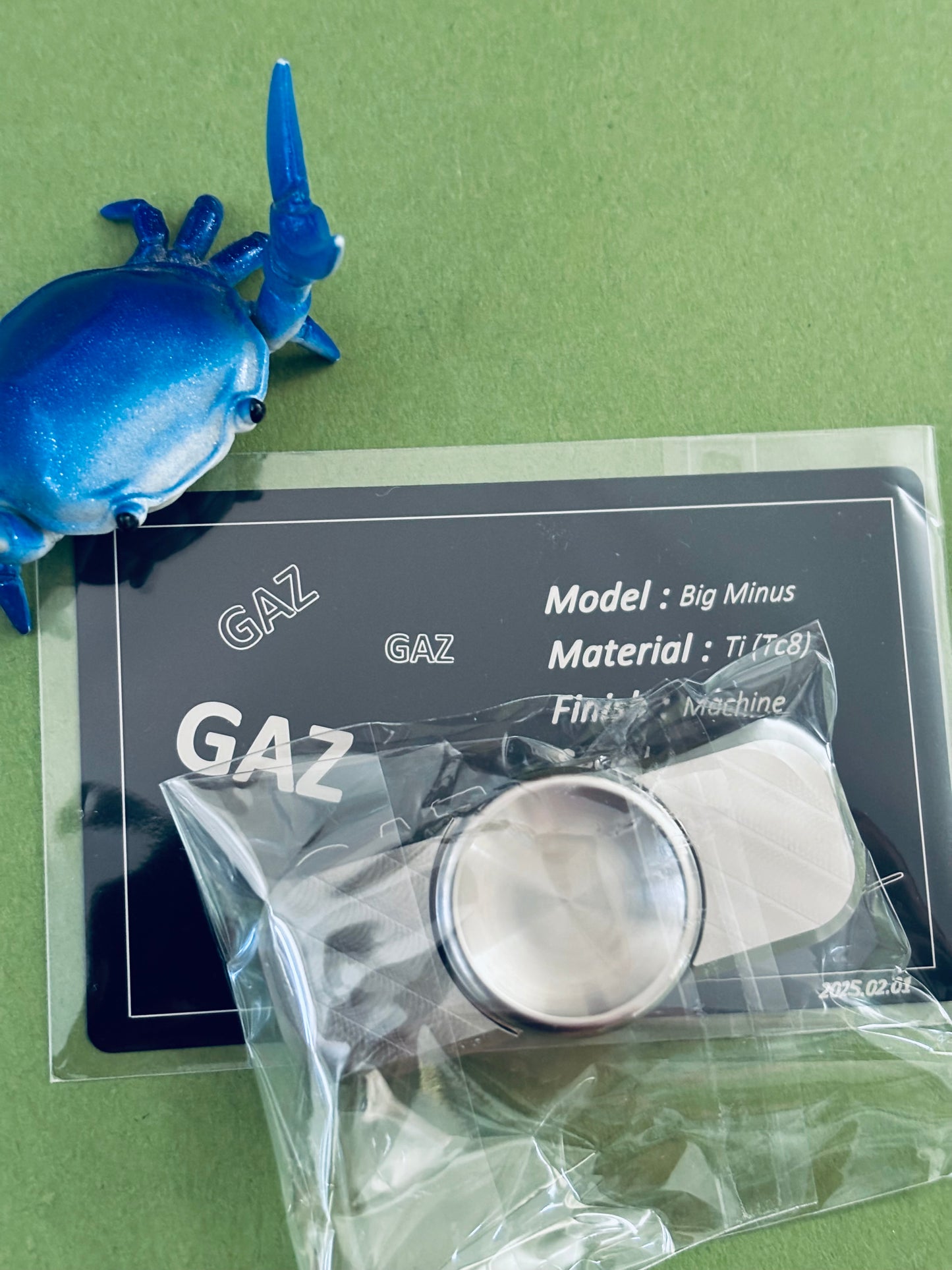 GAZ EDC - GAZ Big Minus- Titanium fidget spinner - fidget toy