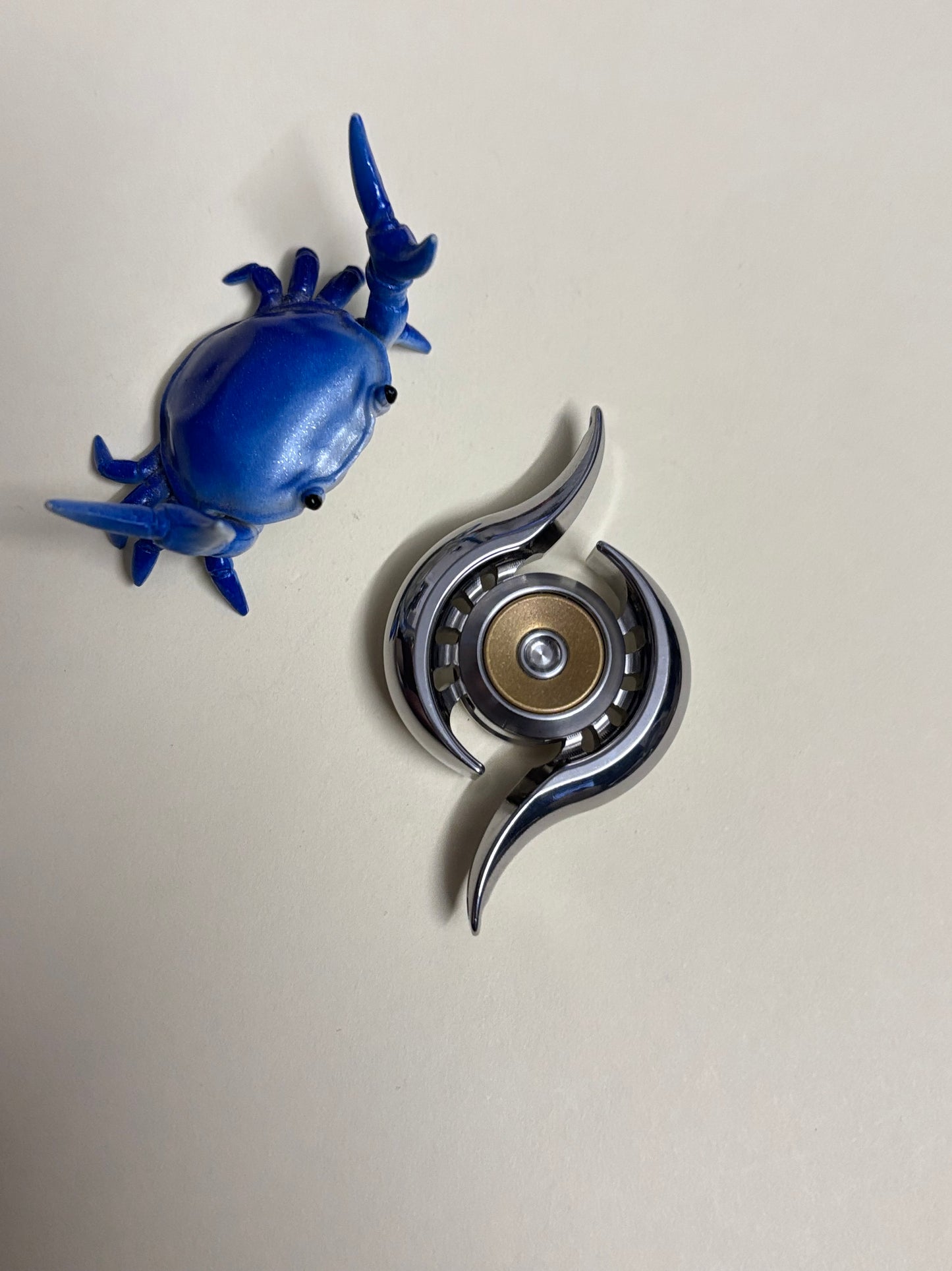 Wanwu magic eye spinner - SS/ brass - fidget toy