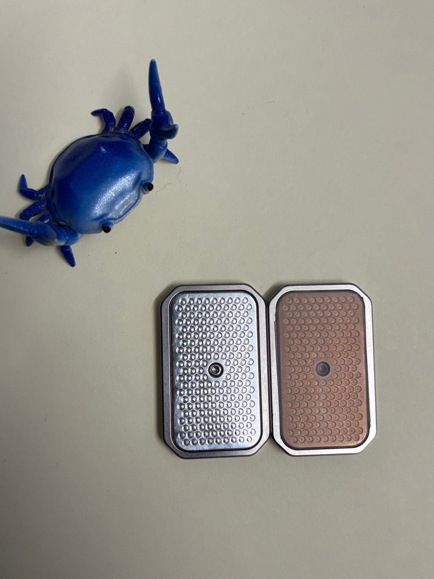 Magnus Titanium rail slider V2 - SS plates - fidget slider