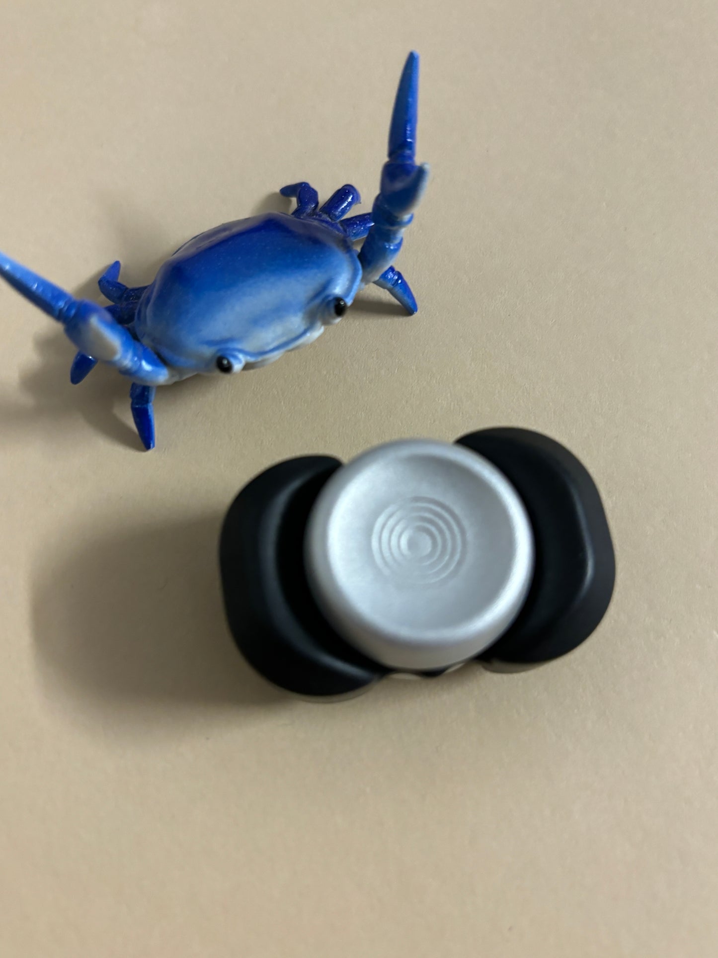 Indy Thicc - resin with alum button - fidget spinner - fidget toy