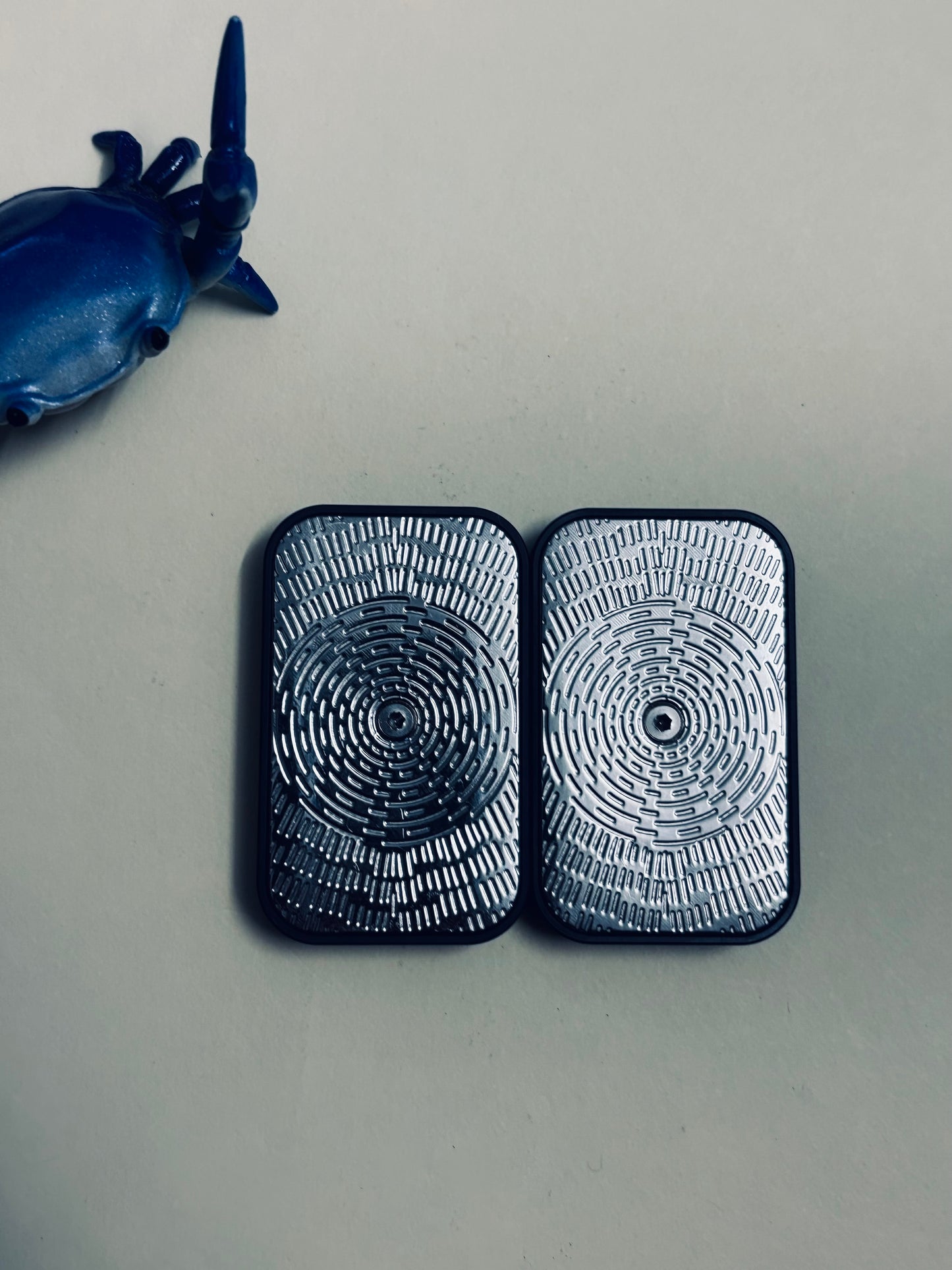 ZD EDC Sound emperor slider - zirc with SS plate - fidget slider / fidget toy