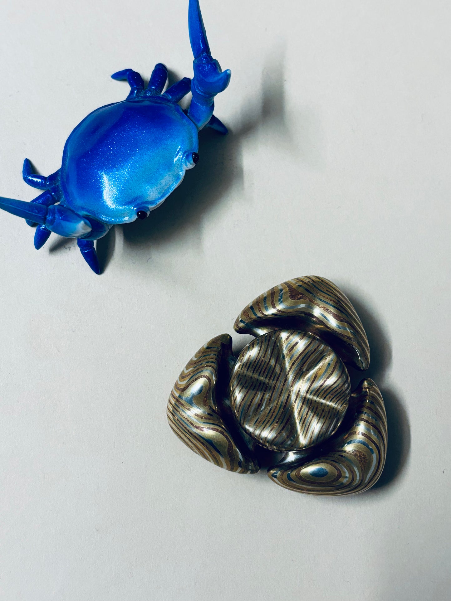 Fat Squid - mokume - fidget spinner - Fidget toy