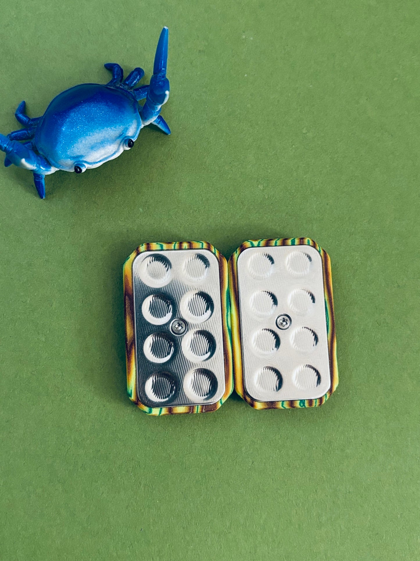 Magnus maglab king crab - crazy fiber with SS plate - fidget toy