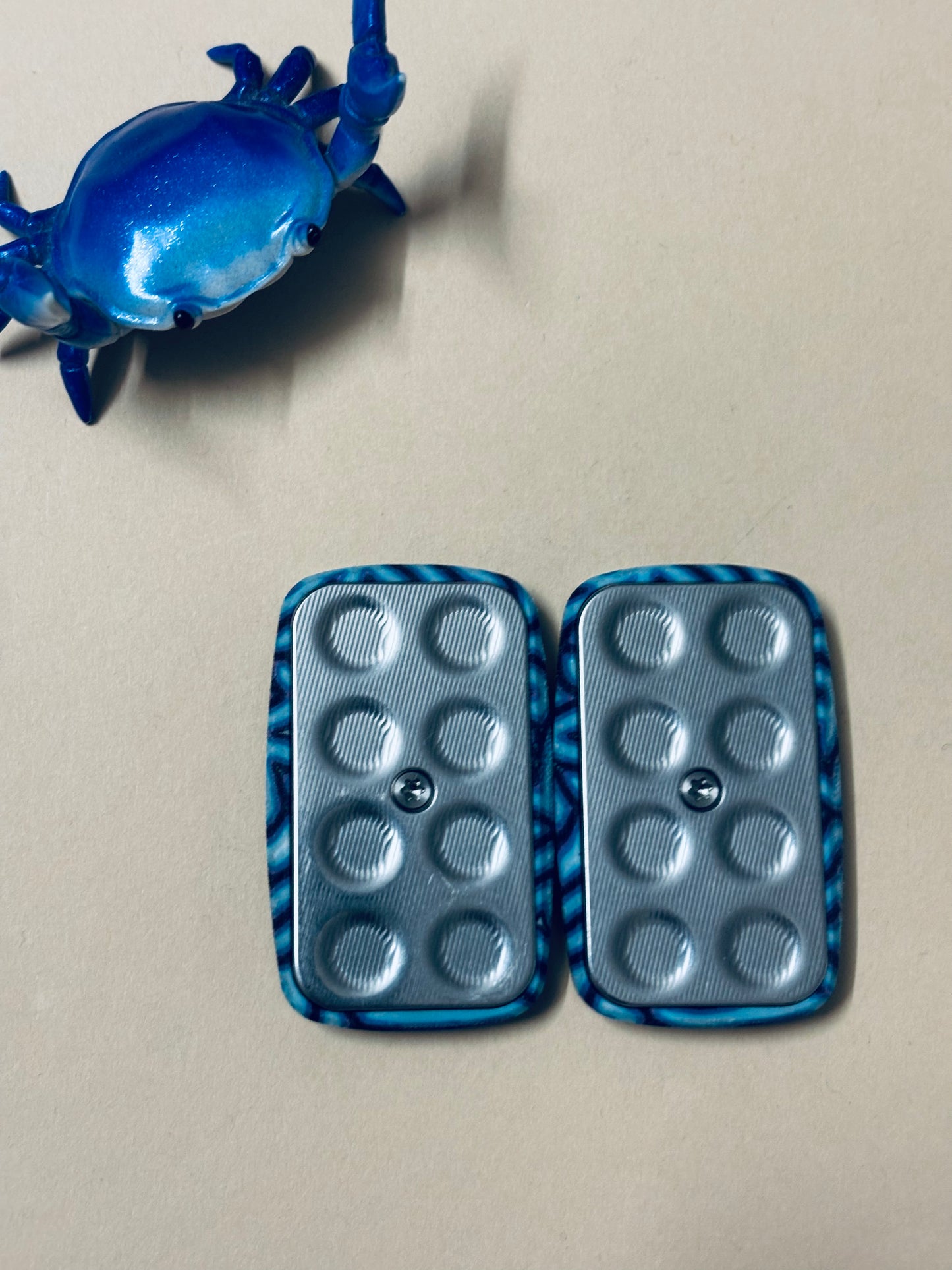 Magnus crazy fiber- arc mini frag slider - with SS plate - fidget toy