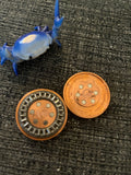 Umburry - seigaiha - copper  -  haptic - fidget toy