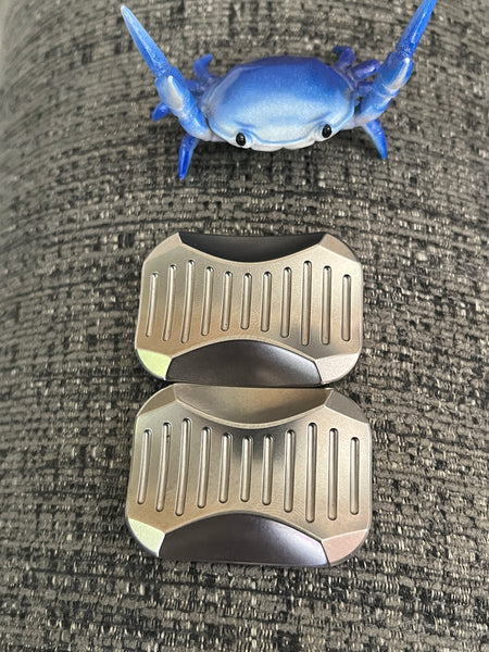 Magnus TI smooth toad slider with black Teflon plates - 2 click