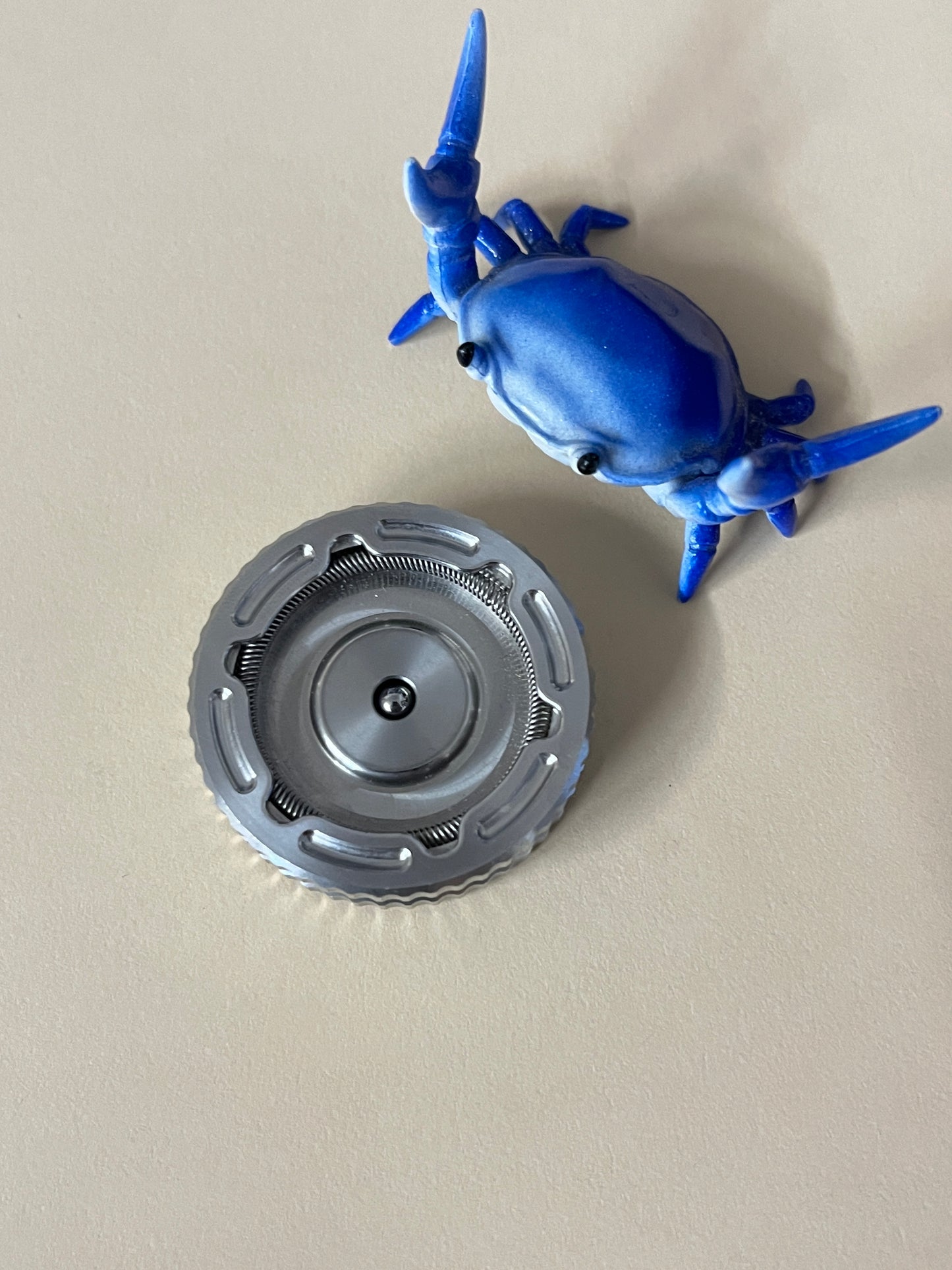 Billetspin - SS double sided gambit body - design 3 - fidget toy