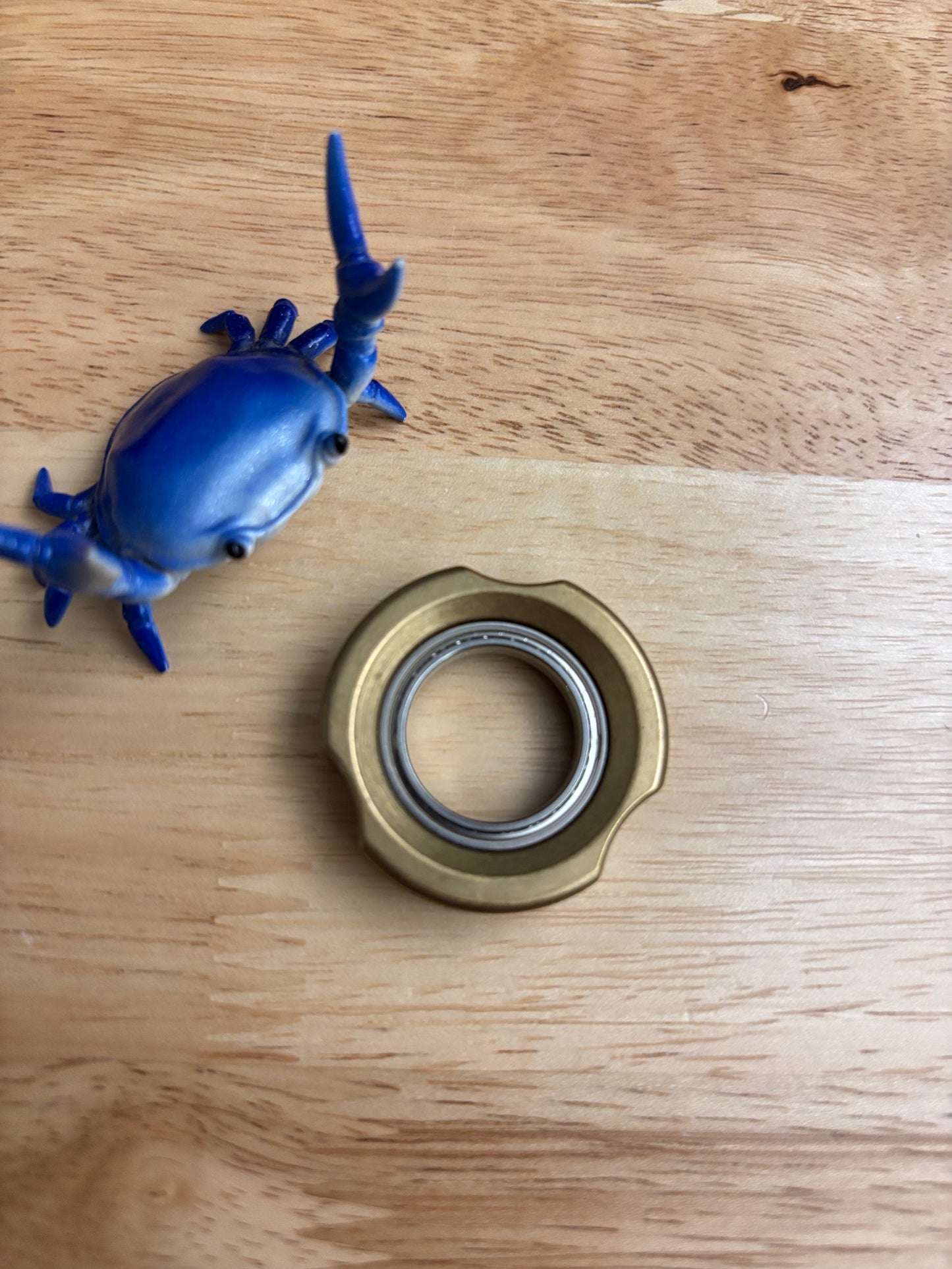 Premium Loophole spinner - Brass/SS - fidget spinner - fidget toy