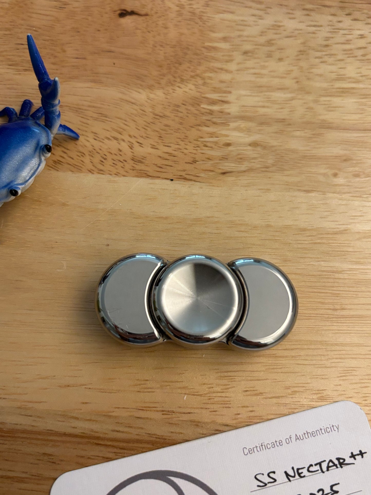 Twoedc - nectar++ stainless steel - Fidget spinner
