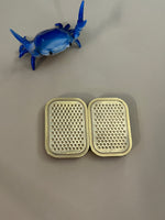 Magnus brass toad slider with brass epoxy plates