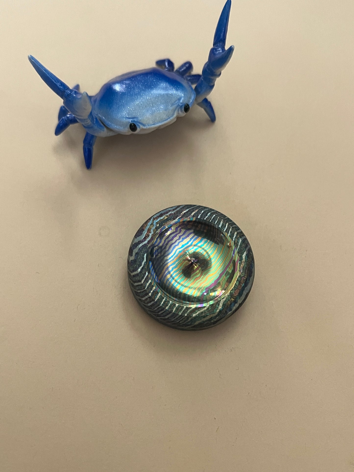 njthandpower NJT - mini mount mokuti - haptic coin - fidget toy