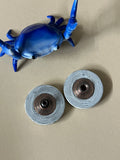 Wildman  -  spinner button - carbonquartz super conductor button- fidget toy