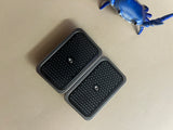 Magnus 3 click bridge slider - titanium with zirc screw plate - fidget toy