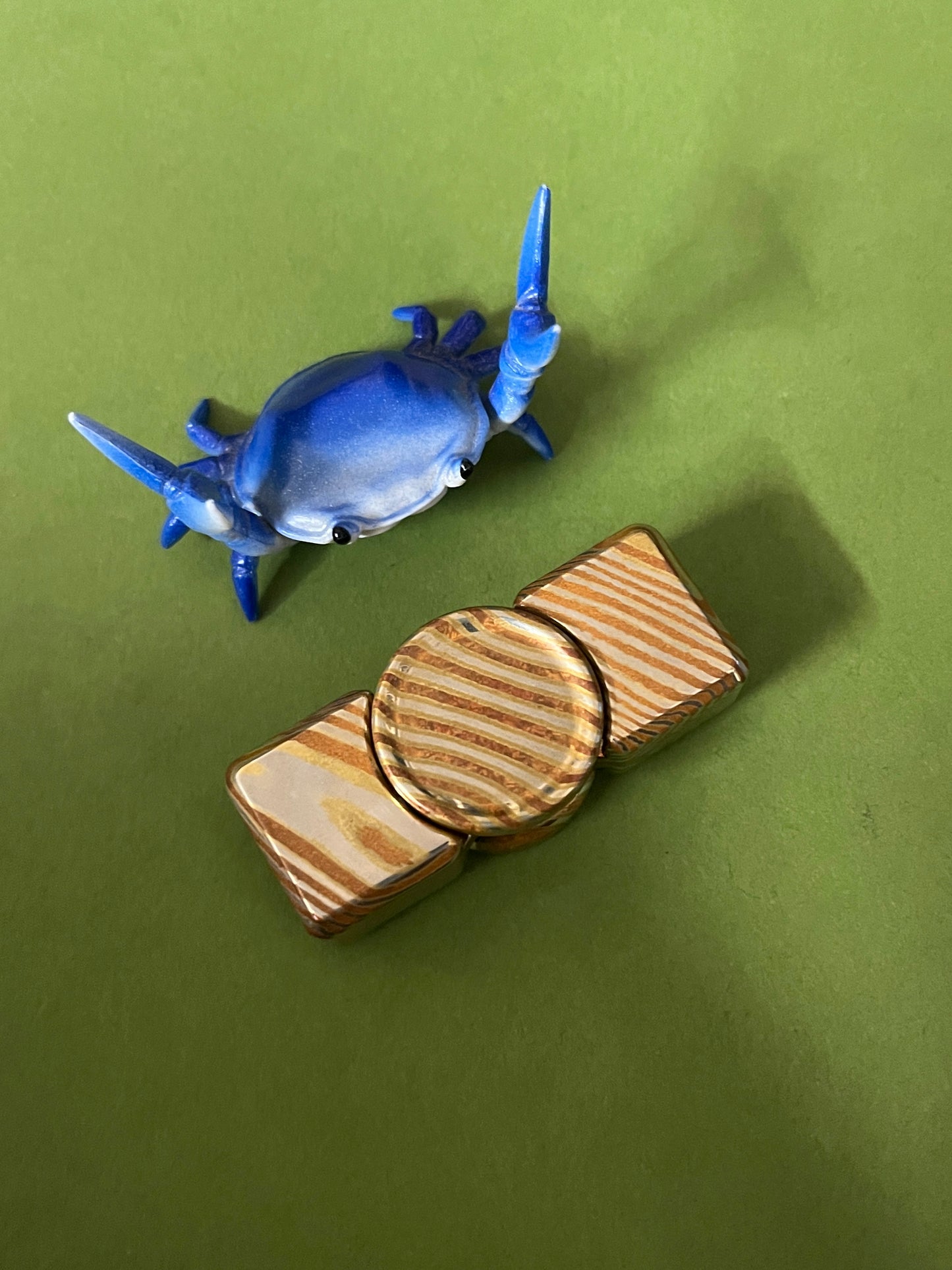 KAP - Collision - mokume - fidget spinner - fidget toy