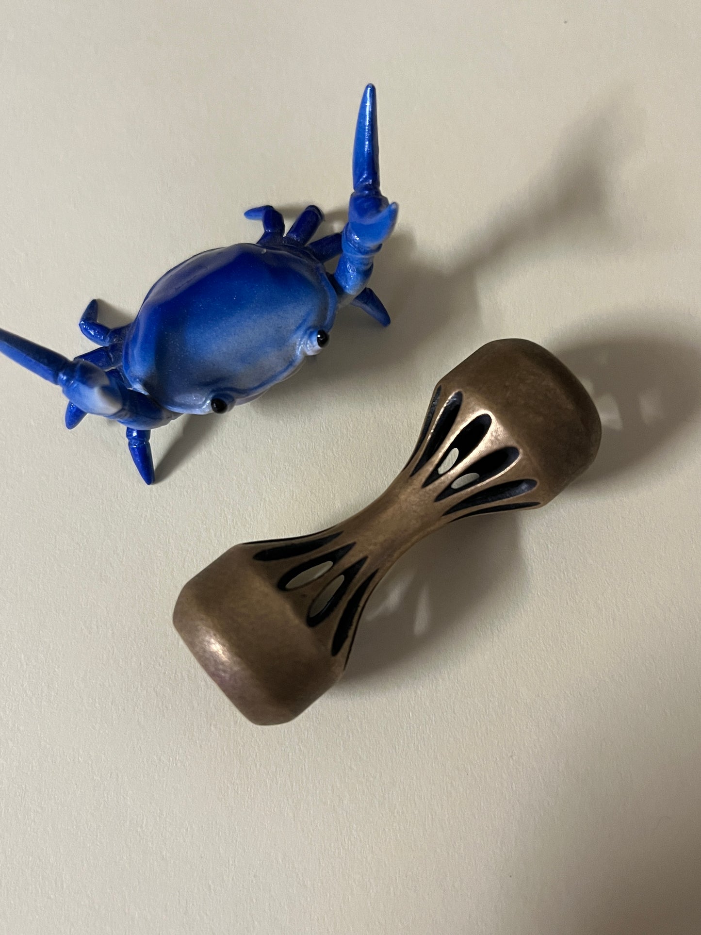 Mamba metals - knuckle bone - small bronze tiberium - fidget toy