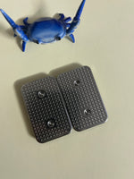 Magnus superx - 3 click slider - titanium with stainless steel screw plate - fidget toy