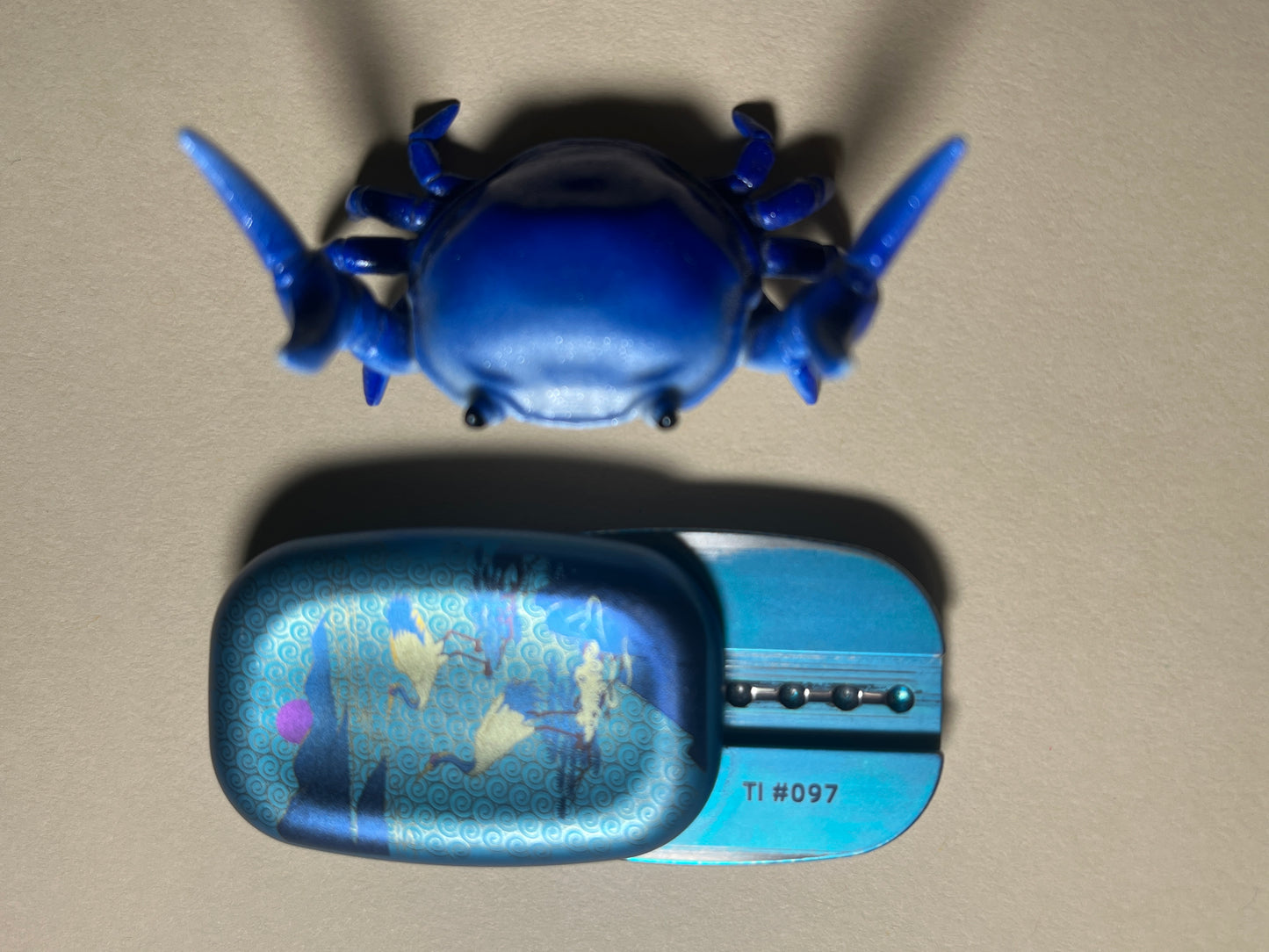 Linchu One Pal - Ti mechanical fidget slider - haptic fidget toy